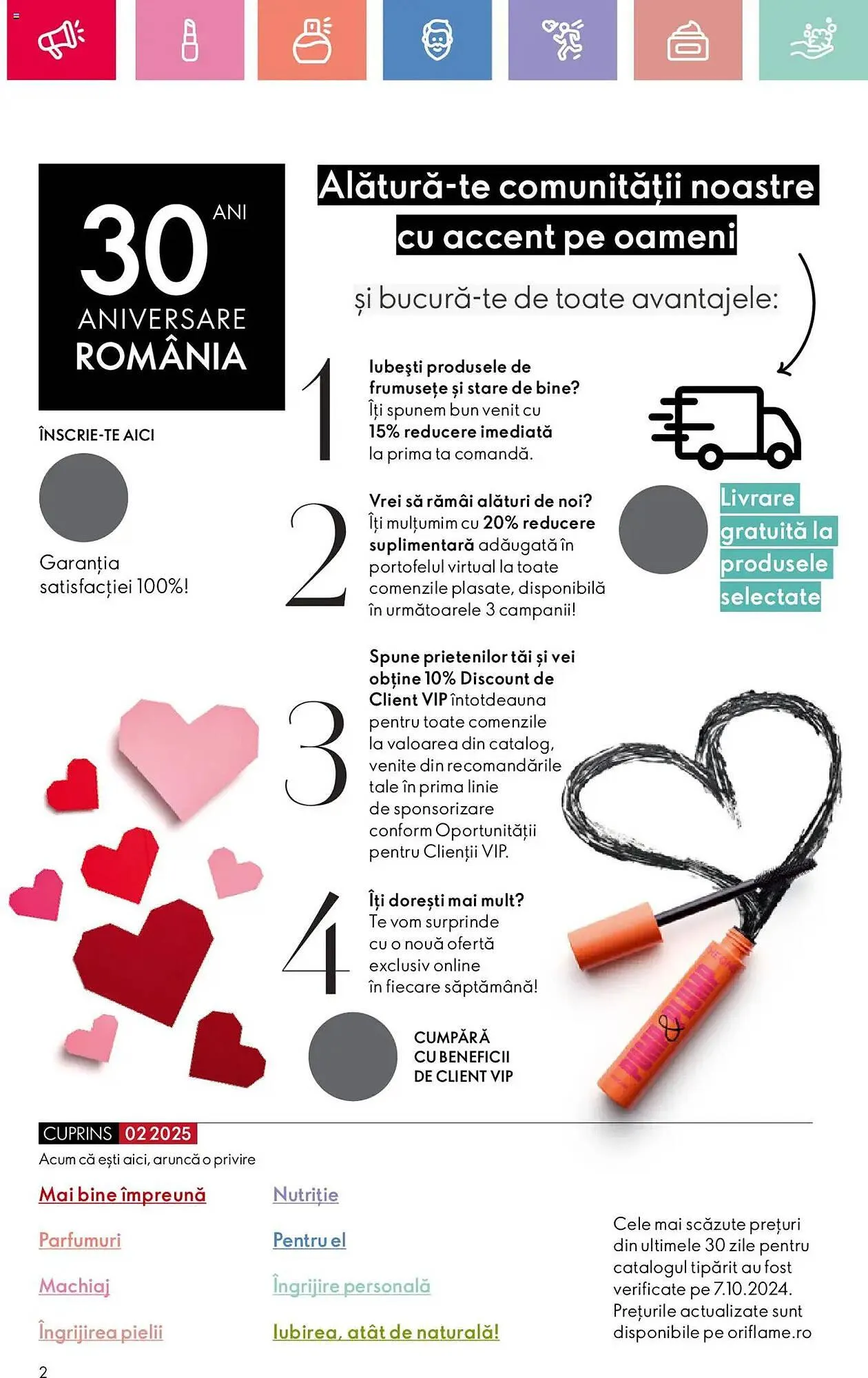 Catalog Catalog Oriflame de la 19 ianuarie până la 8 februarie 2025 - Revista Pagina 2