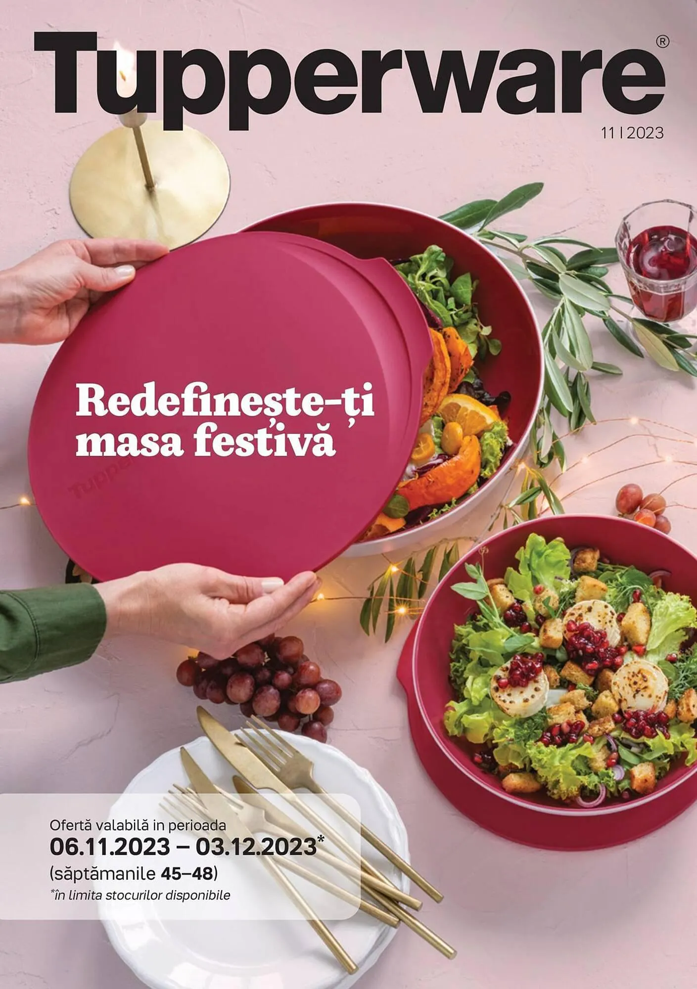 Catalog Tupperware catalog de la 6 noiembrie până la 3 decembrie 2023 - Revista Pagina 1