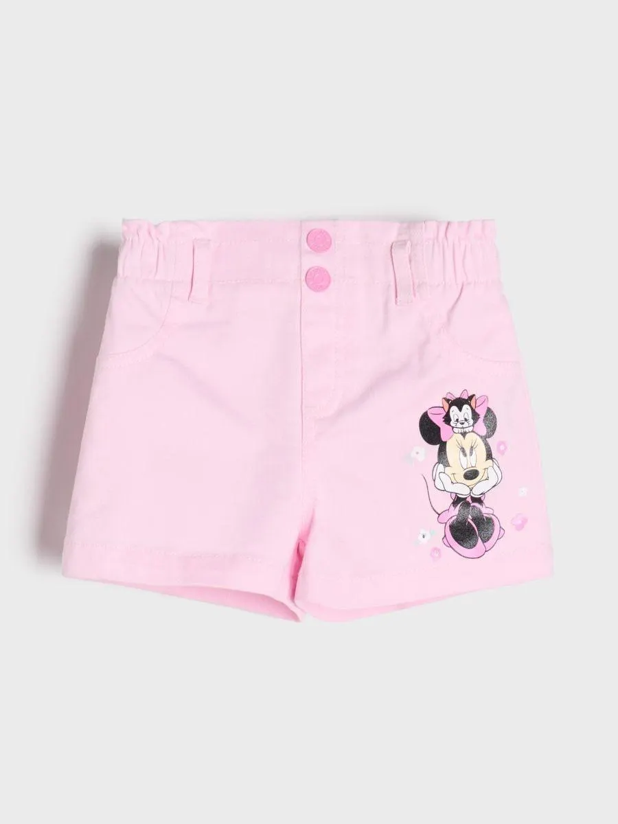 Pantaloni scurți din denim Mickey Mouse