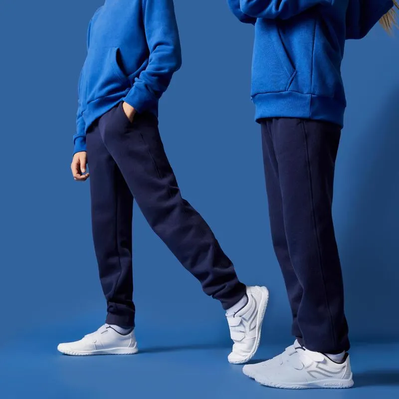 Pantalon de trening Educație fizică 500 Bleumarin Copii
