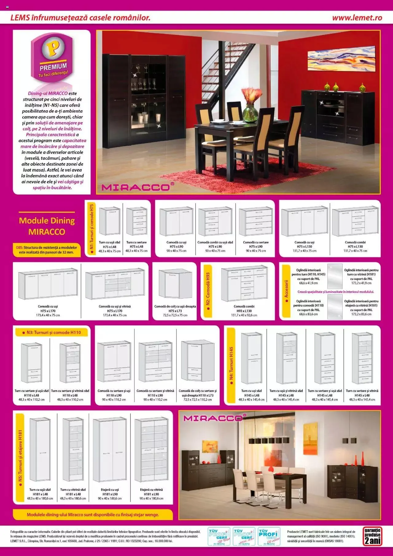 Catalog Lem’s catalog - Dining Miracco de la 1 august până la 31 decembrie 2023 - Revista Pagina 2