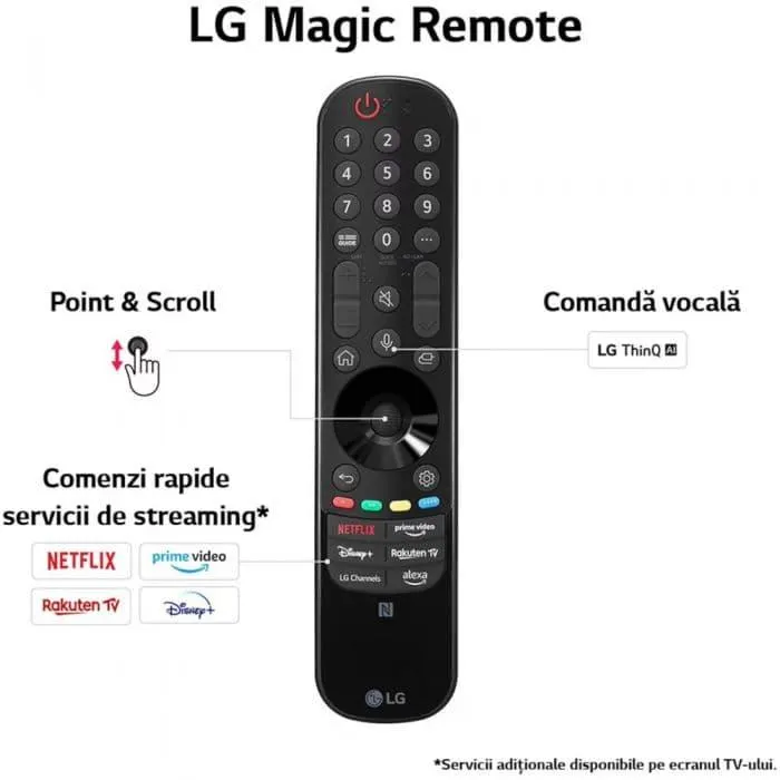 Televizor Smart LG 55UT81003LA, 139 cm, Ultra HD 4K, Clasa G