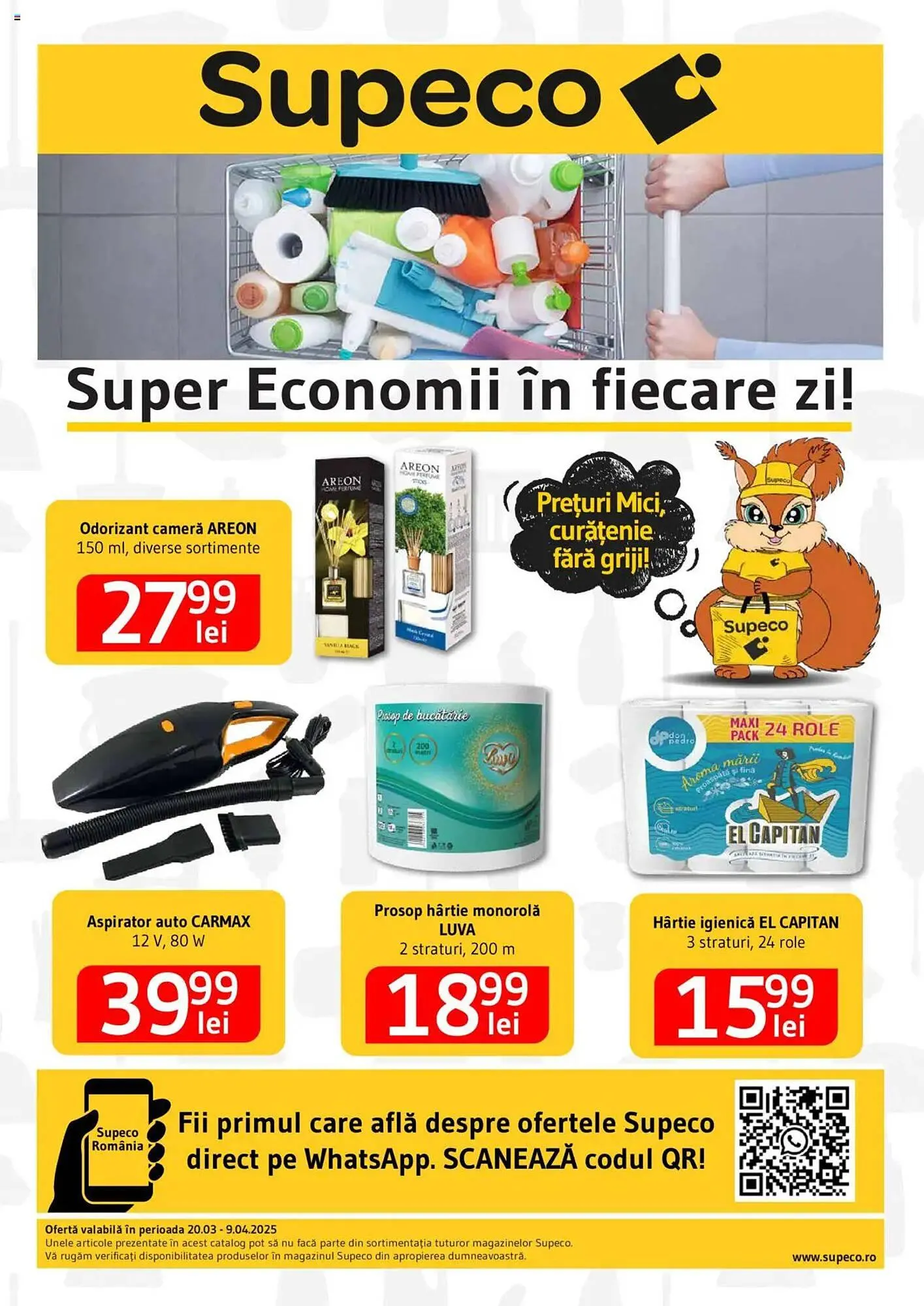 Catalog Catalog Supeco de la 20 martie până la 9 aprilie 2025 - Revista Pagina 1