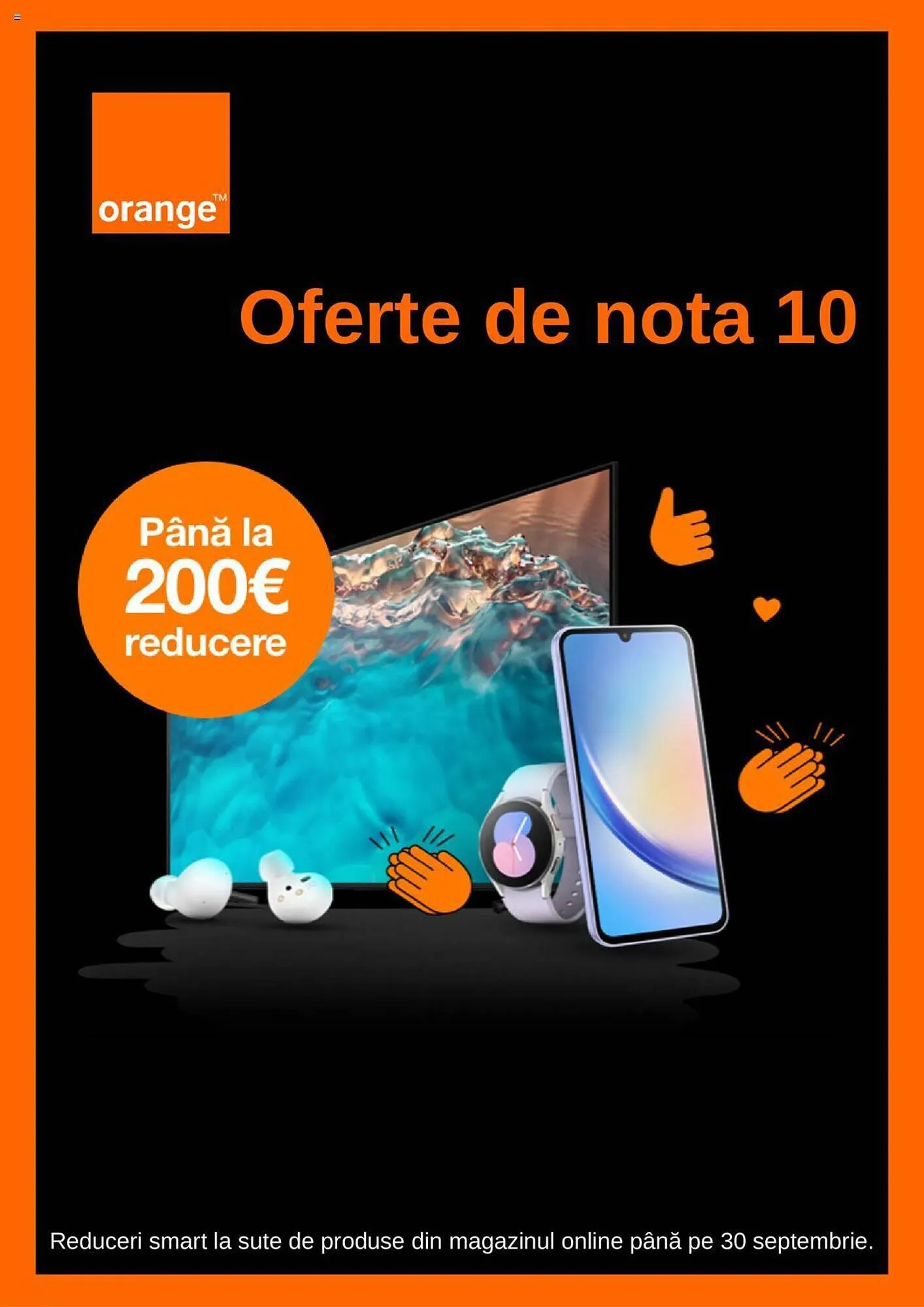 Catalog Orange catalog de la 27 august până la 30 septembrie 2023 - Revista Pagina 1