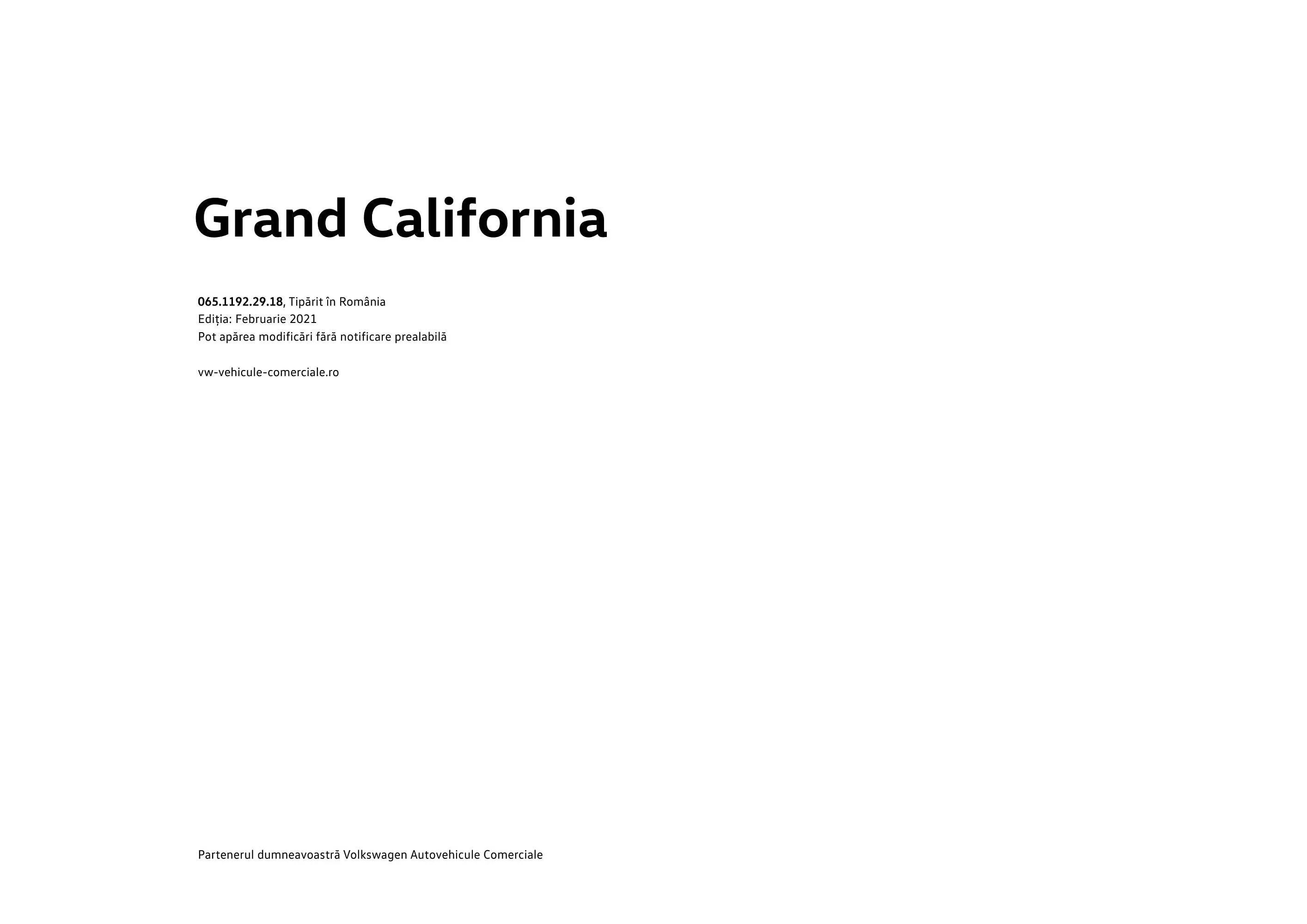 Catalog Volkswagen GrandCalifornia catalog de la 8 iulie până la 31 decembrie 2024 - Revista Pagina 28