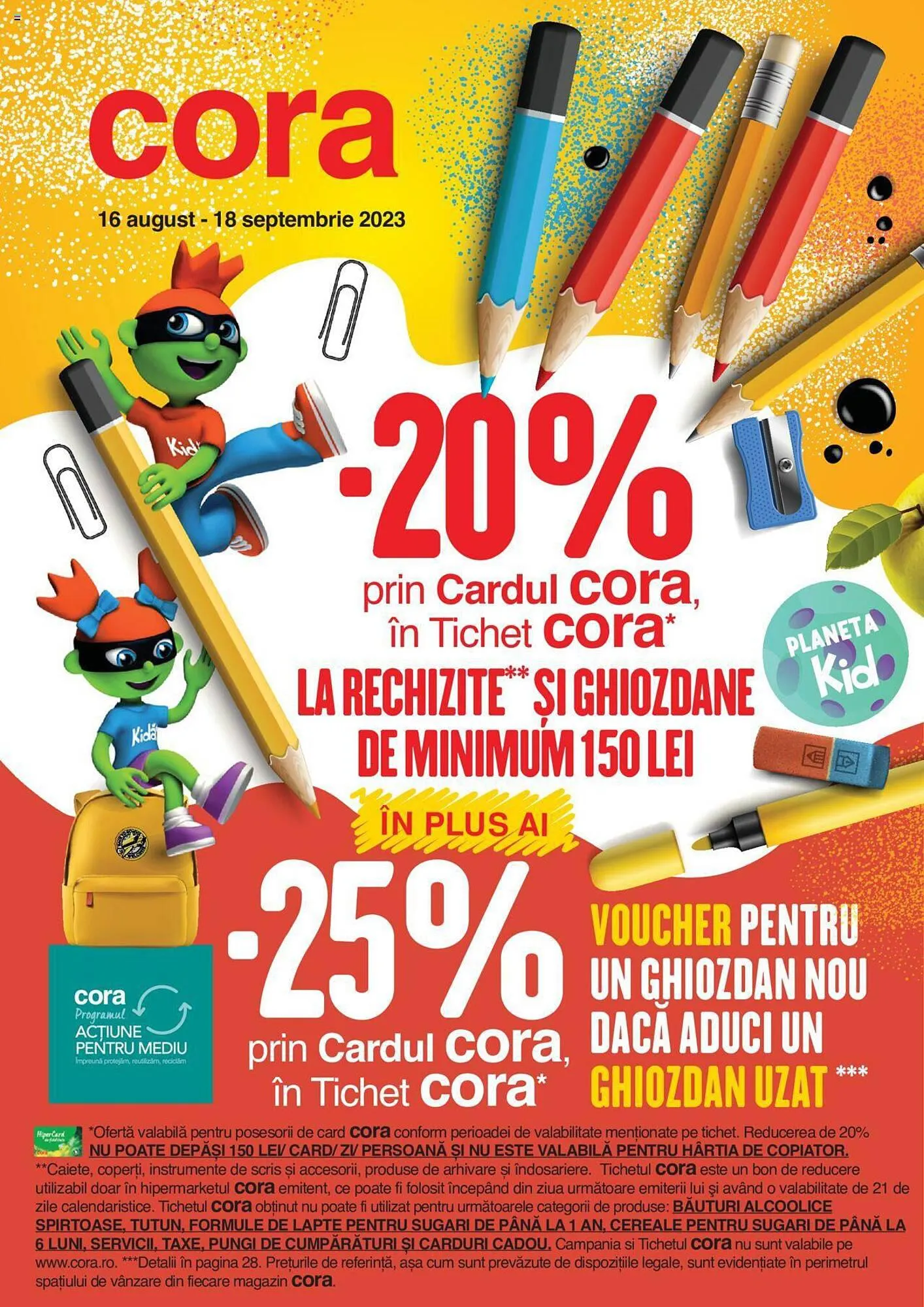 Catalog Cora catalog de la 16 august până la 18 septembrie 2023 - Revista Pagina 1