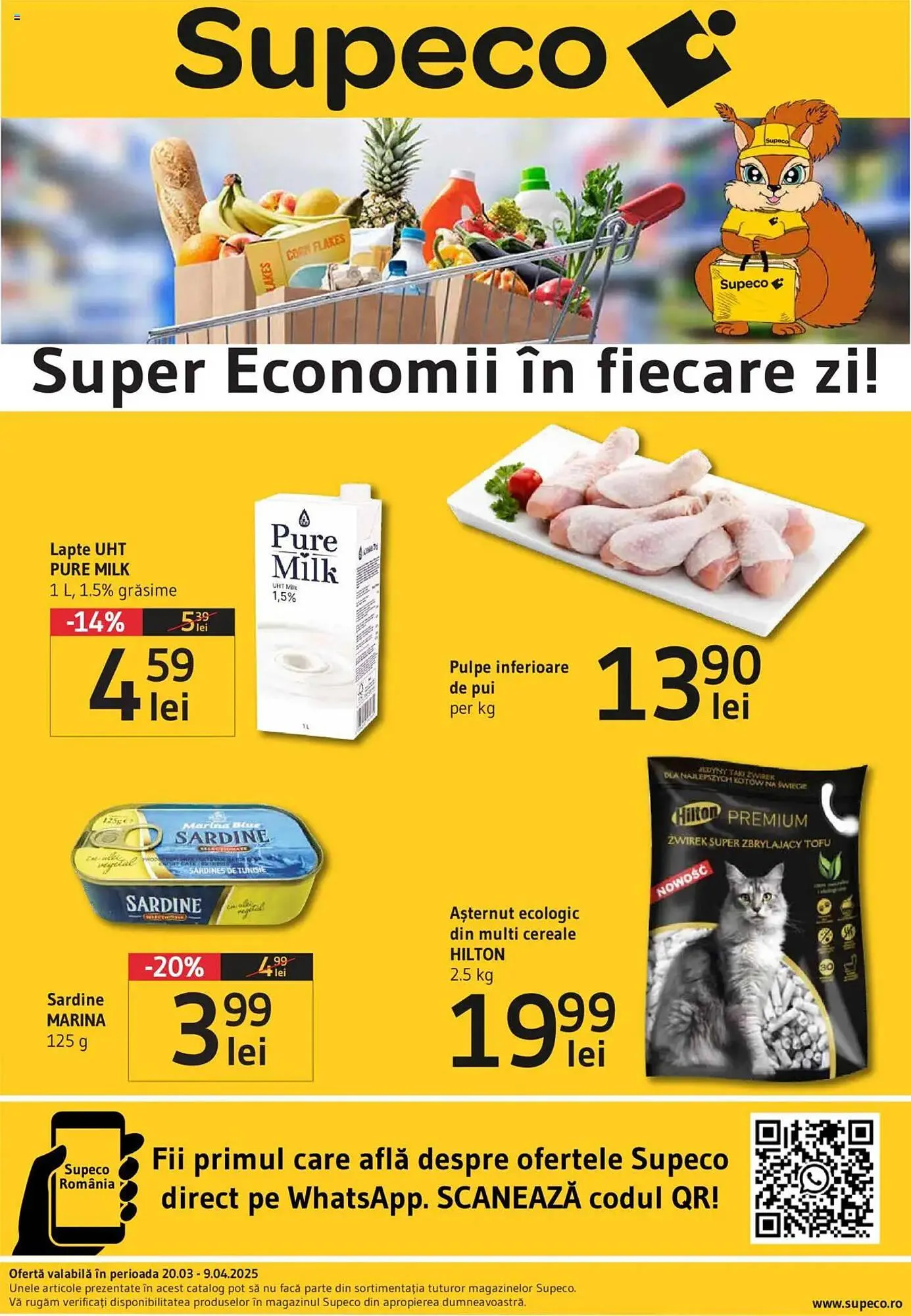 Catalog Catalog Supeco de la 20 martie până la 9 aprilie 2025 - Revista Pagina 1