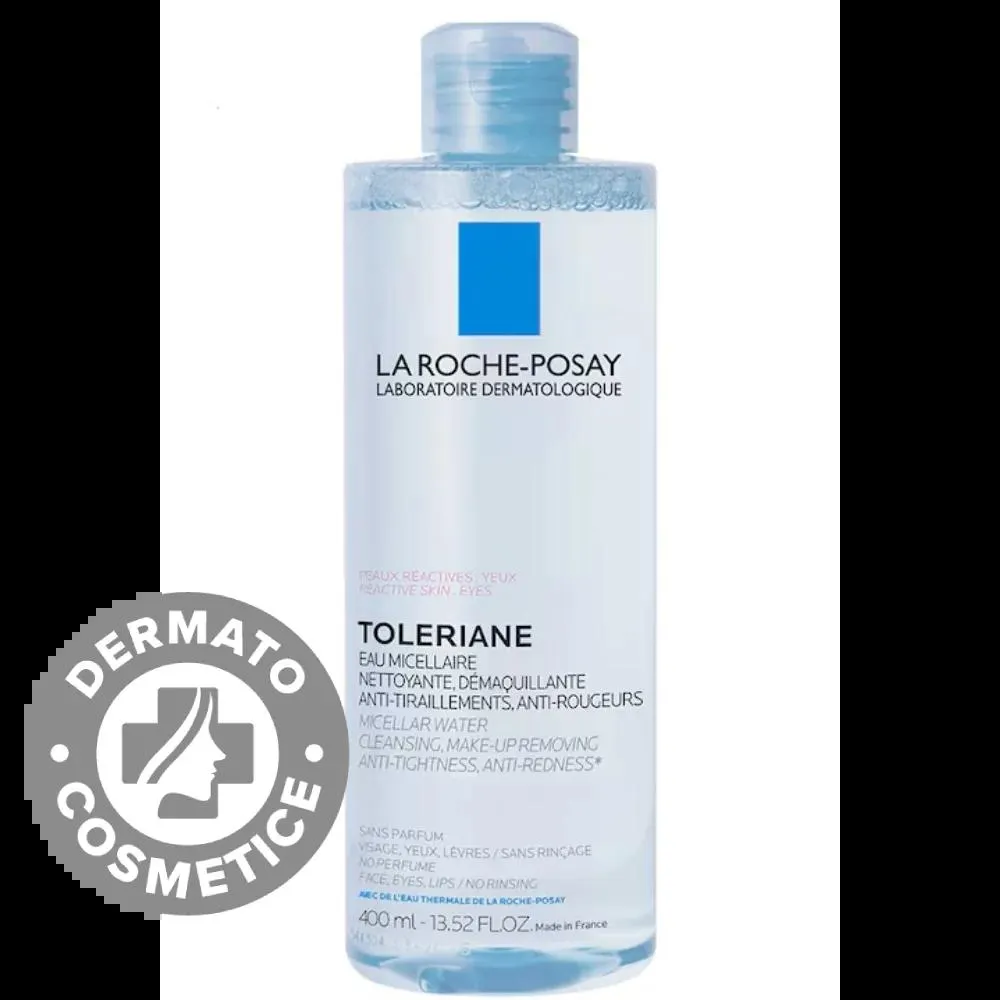 Apa micelara pentru demachiere piele reactiva fata si ochi, 400ml, La Roche-Posay