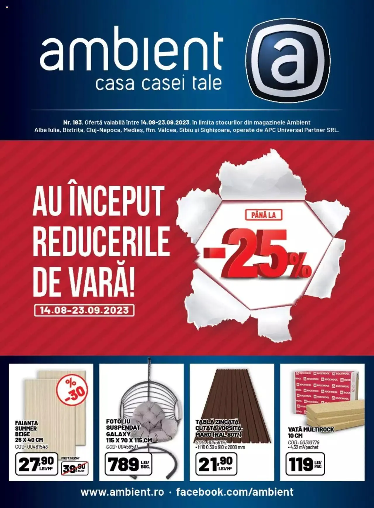 Catalog Catalog Ambient de la 14 august până la 23 septembrie 2023 - Revista Pagina 1