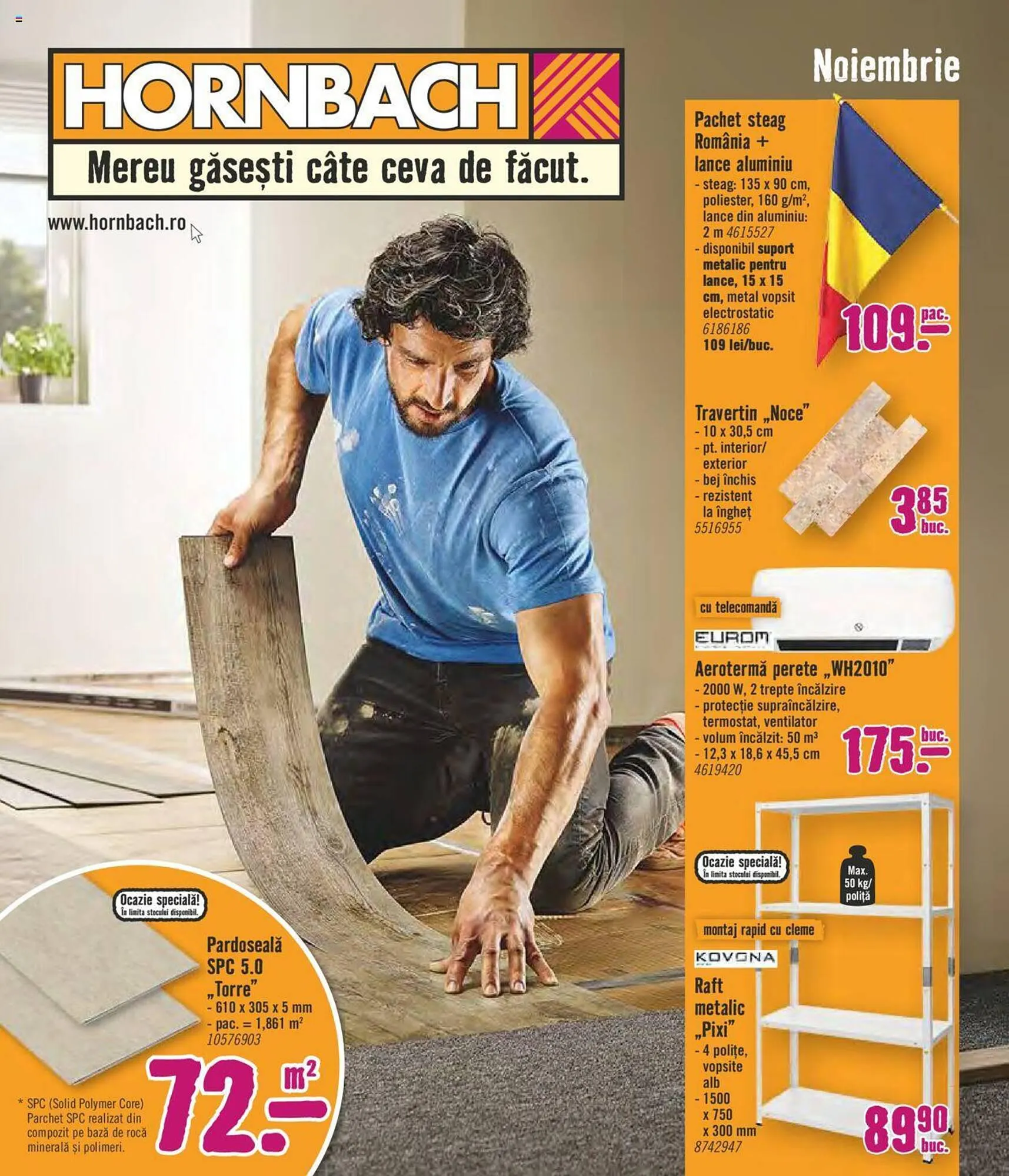 Catalog Hornbach catalog de la 6 noiembrie până la 3 decembrie 2023 - Revista Pagina 1