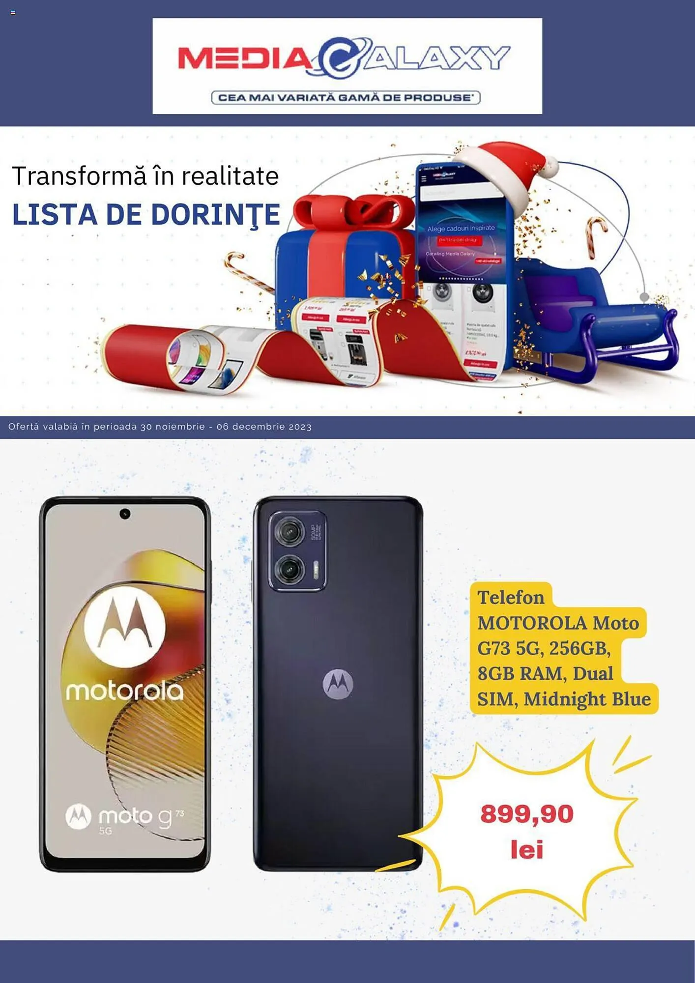 Catalog Media Galaxy catalog de la 30 noiembrie până la 6 decembrie 2023 - Revista Pagina 1