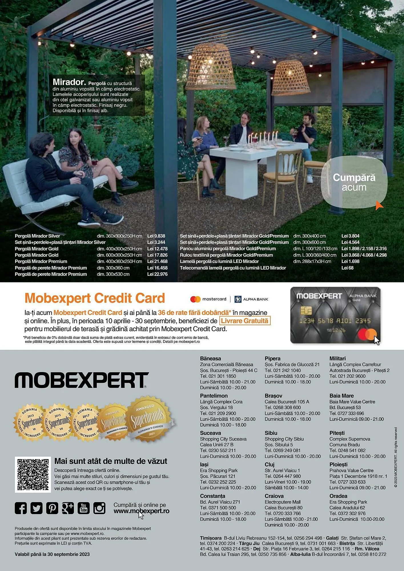Catalog Mobexpert catalog de la 11 aprilie până la 30 septembrie 2023 - Revista Pagina 16