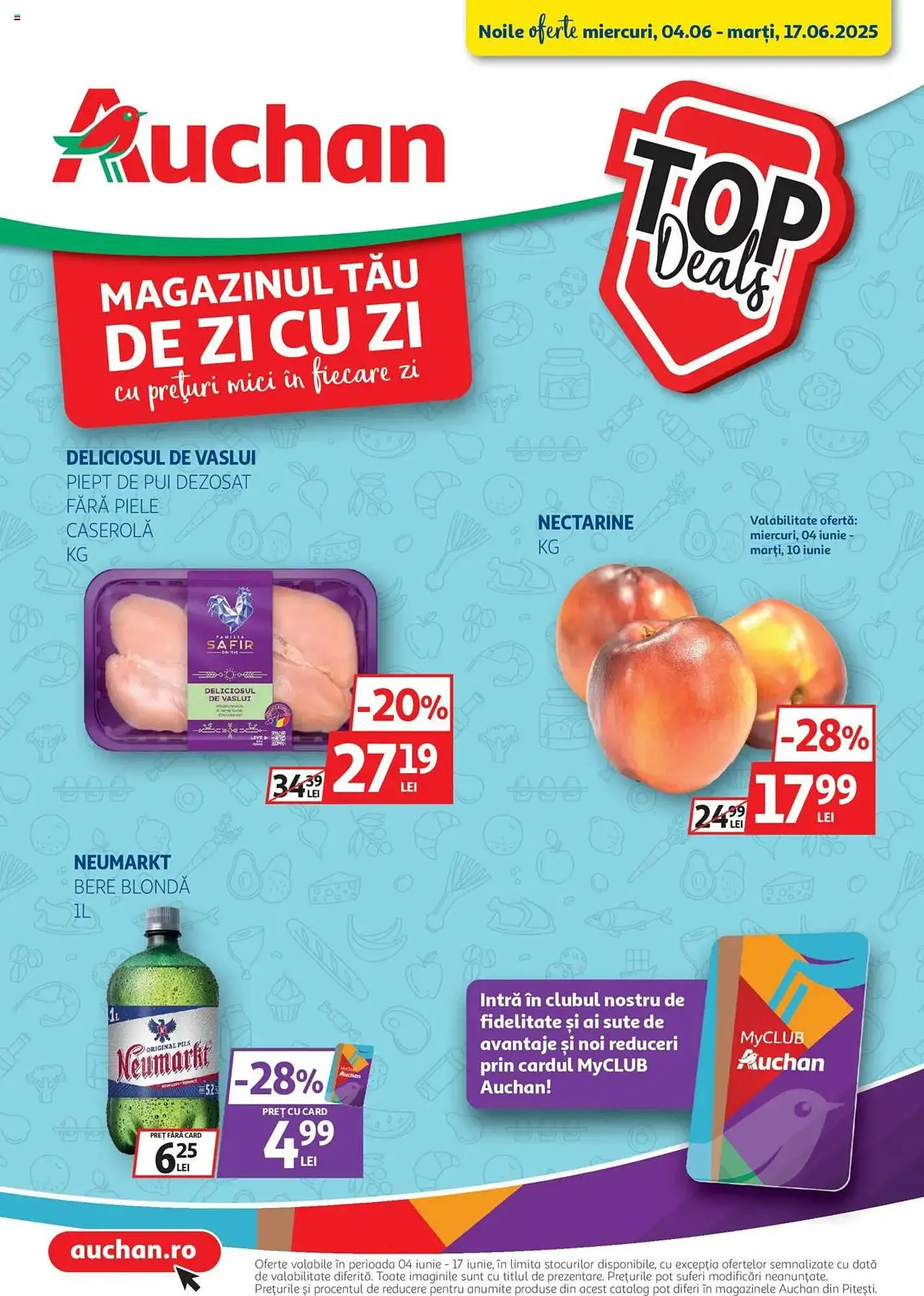Catalog Catalog Auchan de la 4 iunie până la 17 iunie 2025 - Revista Pagina 1