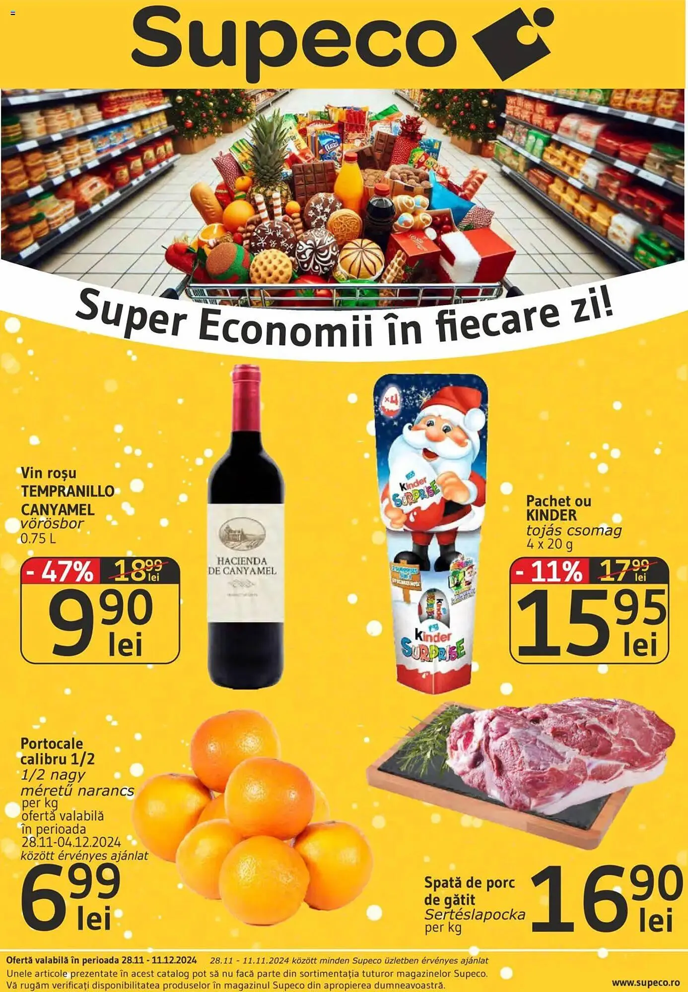 Catalog Catalog Supeco de la 28 noiembrie până la 11 decembrie 2024 - Revista Pagina 1