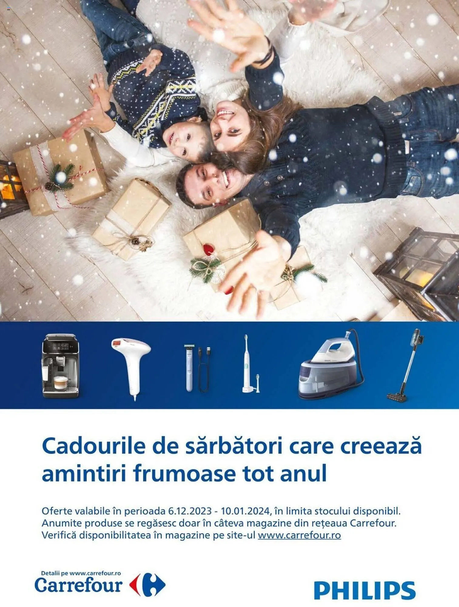 Catalog Carrefour catalog de la 6 decembrie până la 10 ianuarie 2024 - Revista Pagina 1