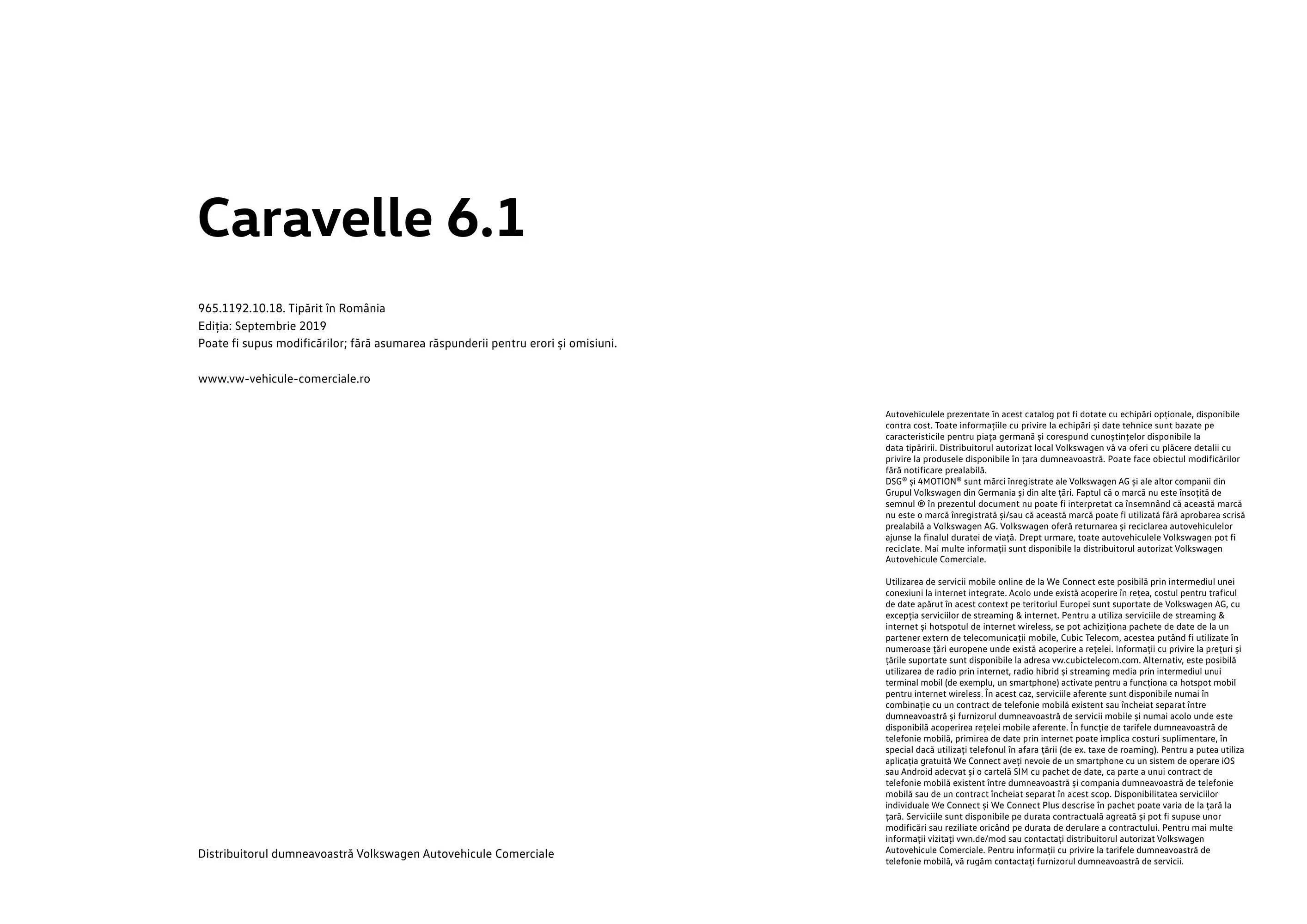 Catalog Volkswagen Caravelle catalog de la 8 iulie până la 31 decembrie 2024 - Revista Pagina 40