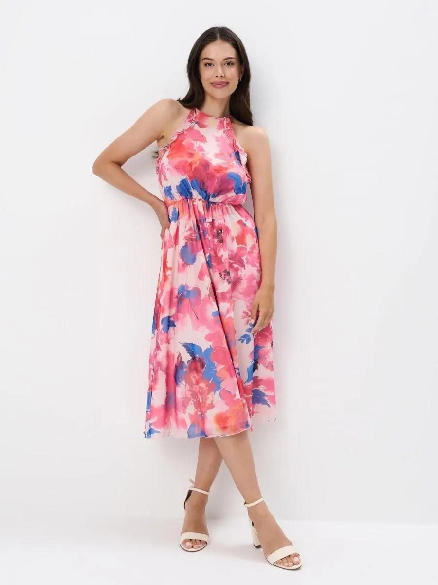 Rochie midi cu flori