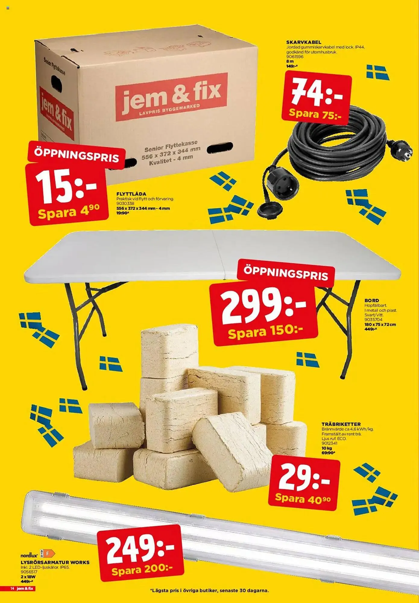 Jem&Fix reklamblad från 25 mars till 30 mars 2025 - Reklamblad sidor 14