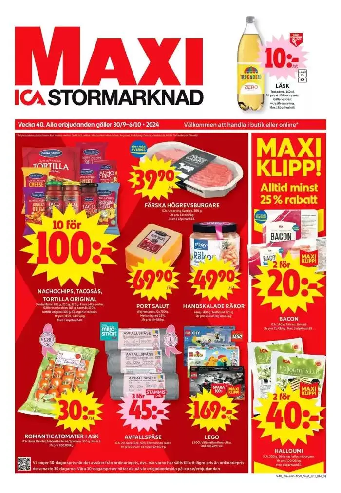 Top-deals för alla kunder från 30 september till 6 oktober 2024 - Reklamblad sidor 1
