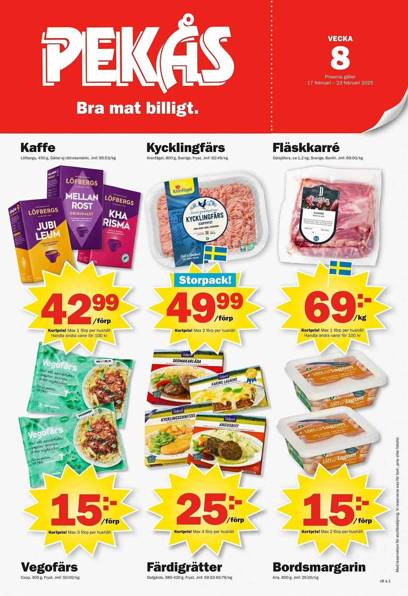 Pekås reklamblad - 1