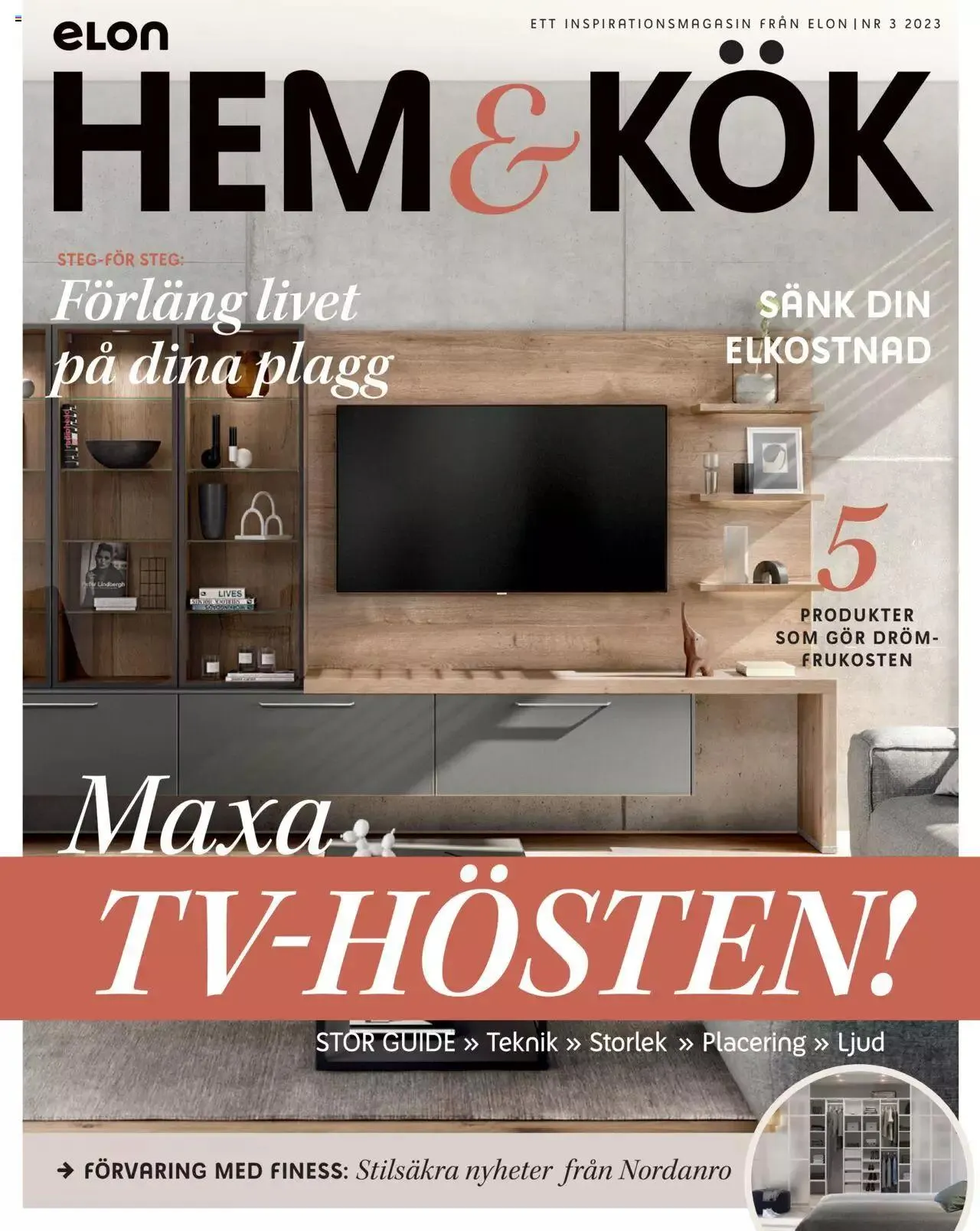 Elon - Katalog Hem & Kök nr. 3/2023 från 11 september till 31 december 2023 - Reklamblad sidor 1