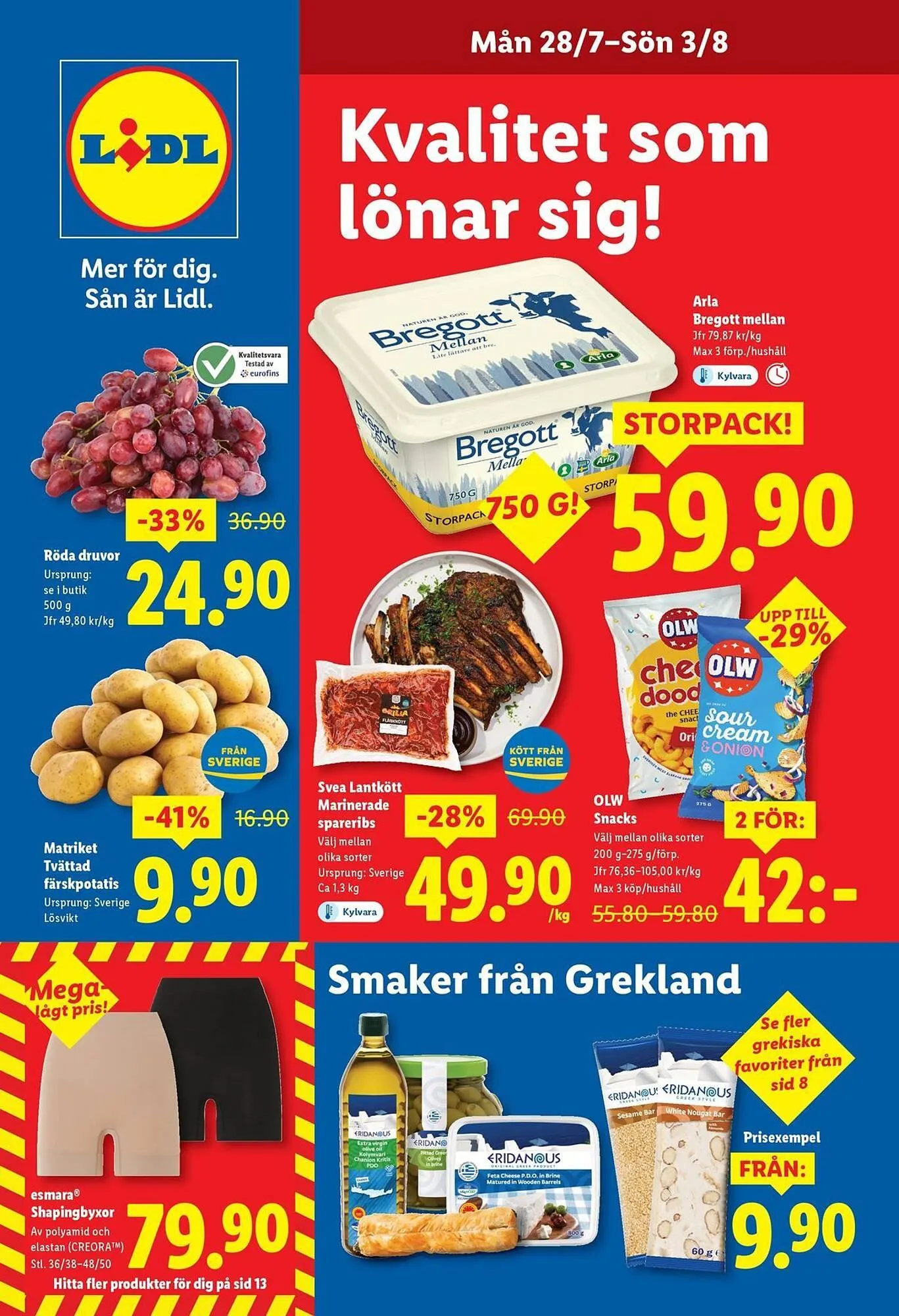 Lidl reklamblad från 28 juli till 3 augusti 2025 - Reklamblad sidor 1