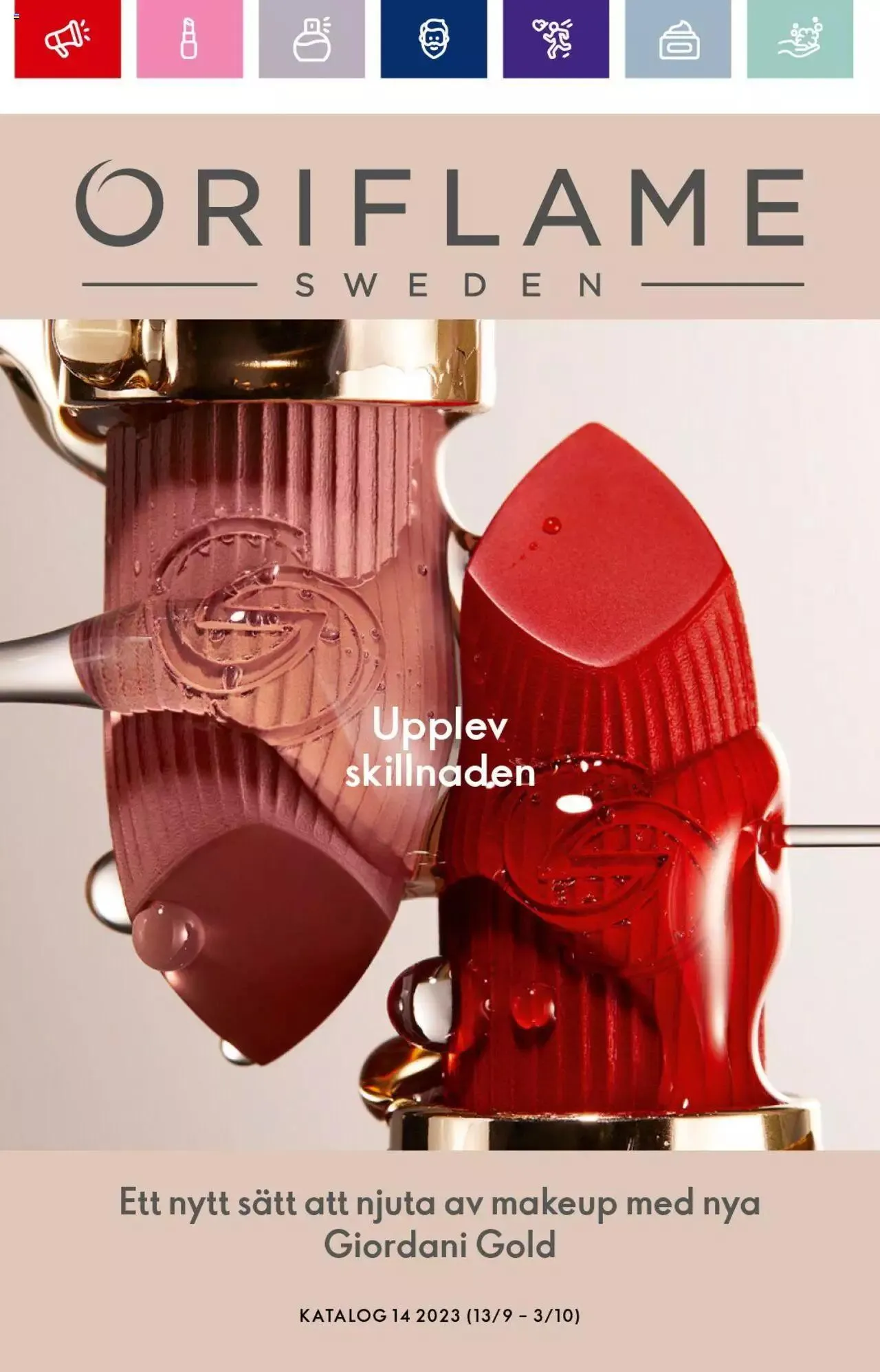Oriflame - Katalog 14/2023 från 13 september till 3 oktober 2023 - Reklamblad sidor 1