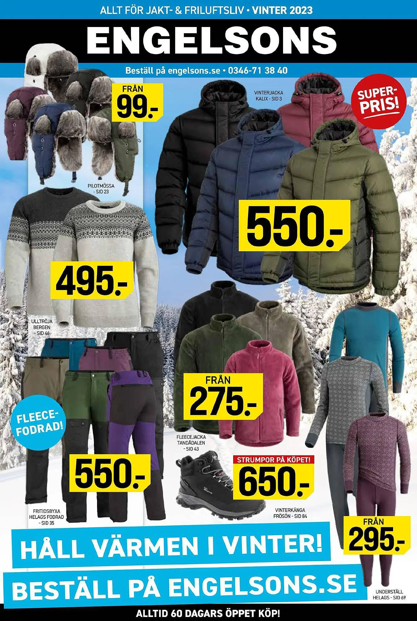 Engelsons reklamblad från 23 oktober till 30 november 2023 - Reklamblad sidor 1