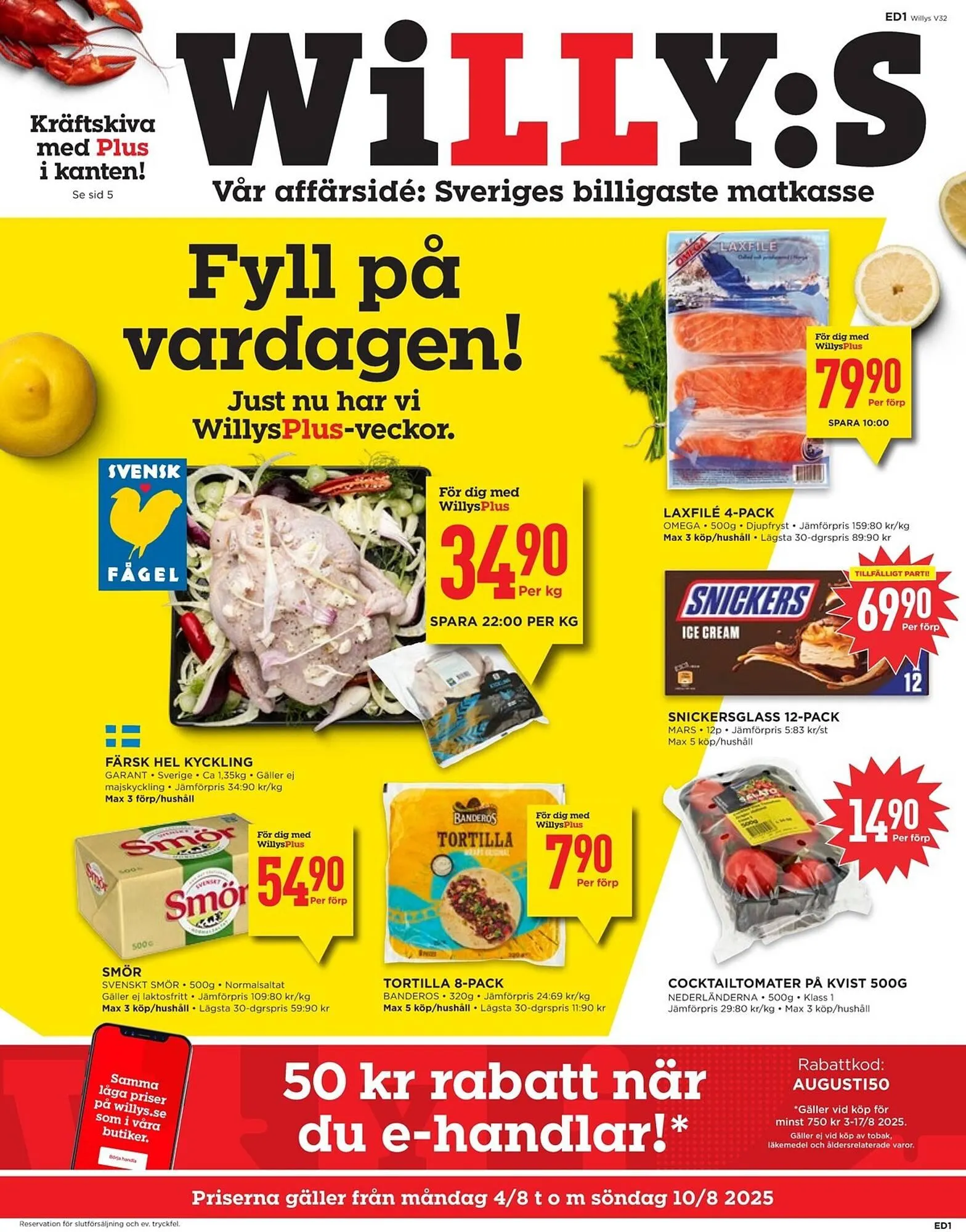 Willys reklamblad - 1