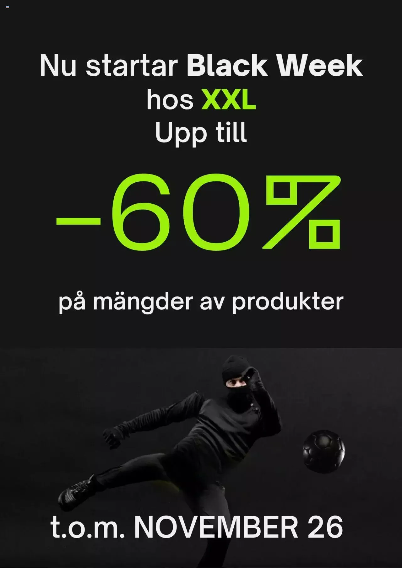 XXL - Black week från 13 november till 26 november 2023 - Reklamblad sidor 1