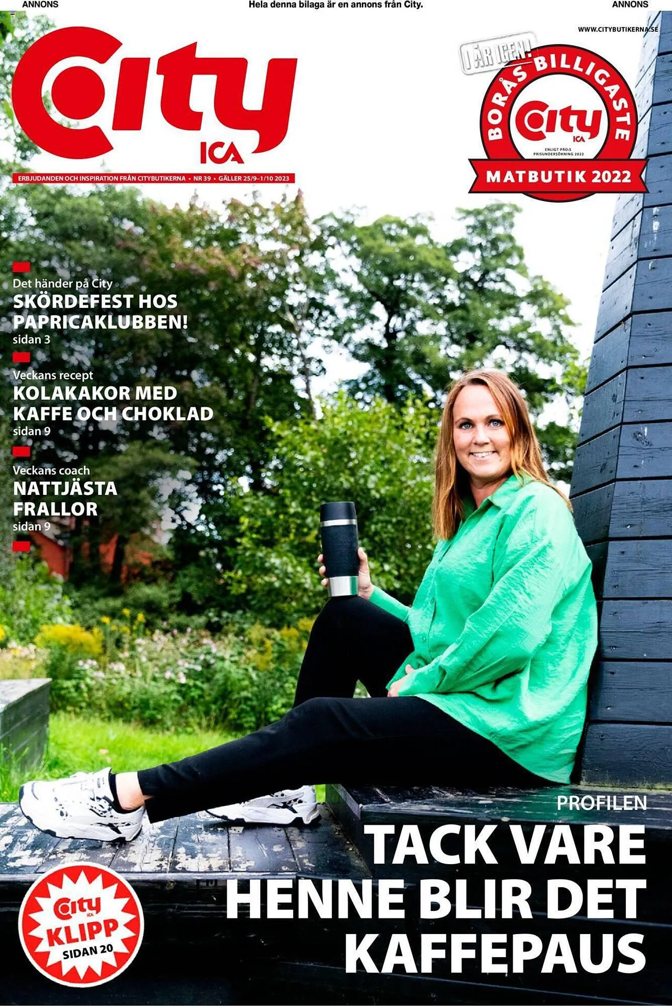 ICA Kvantum reklamblad från 25 september till 1 oktober 2023 - Reklamblad sidor 1