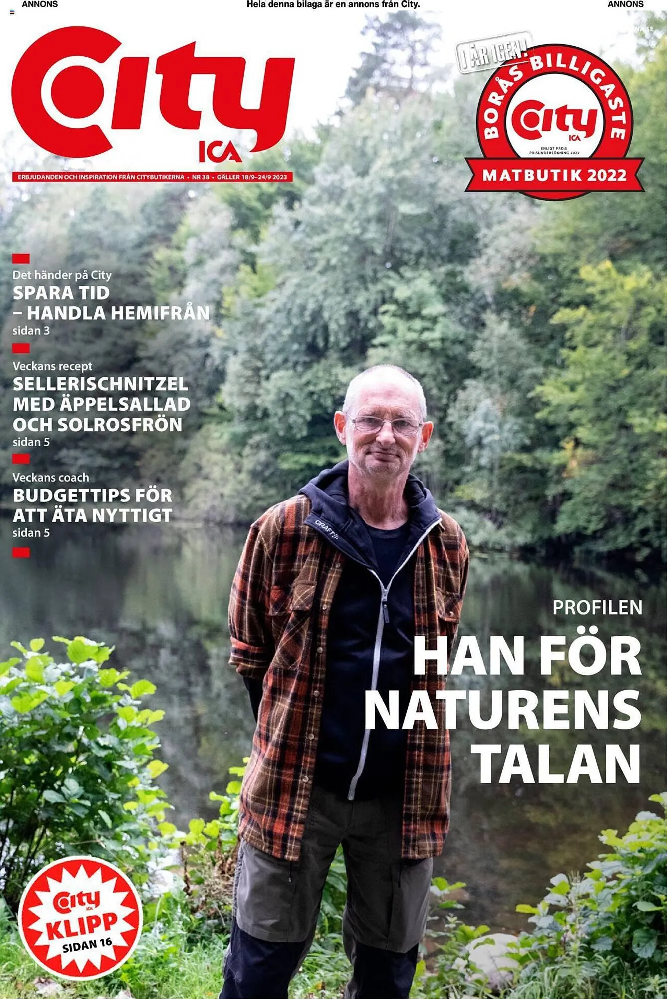 ICA Kvantum reklamblad från 18 september till 24 september 2023 - Reklamblad sidor 1