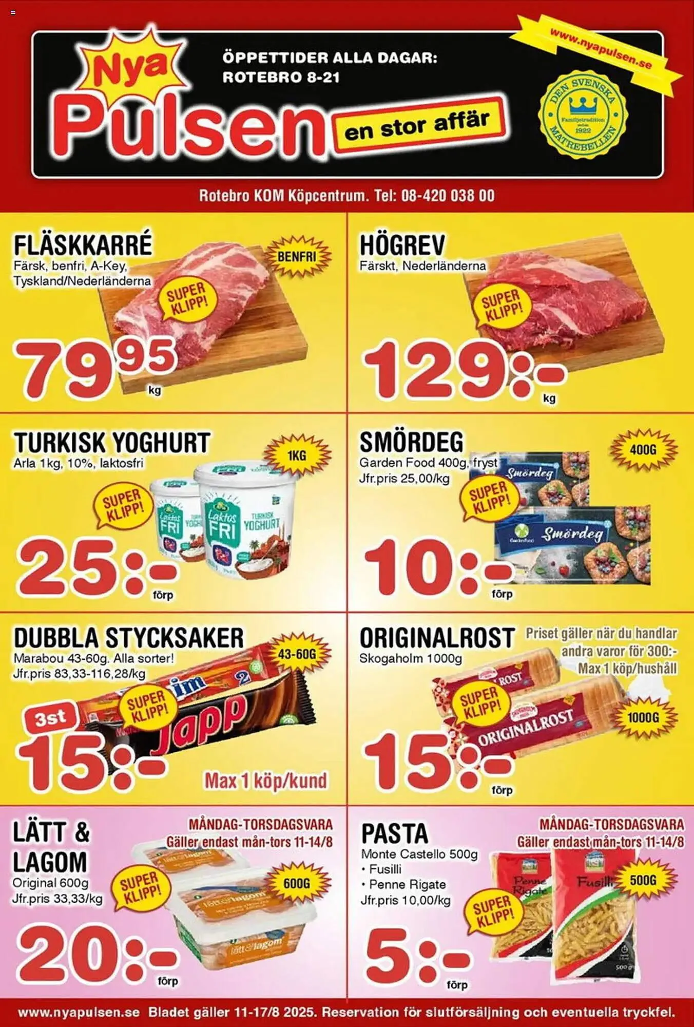Nya Pulsen reklamblad - 1