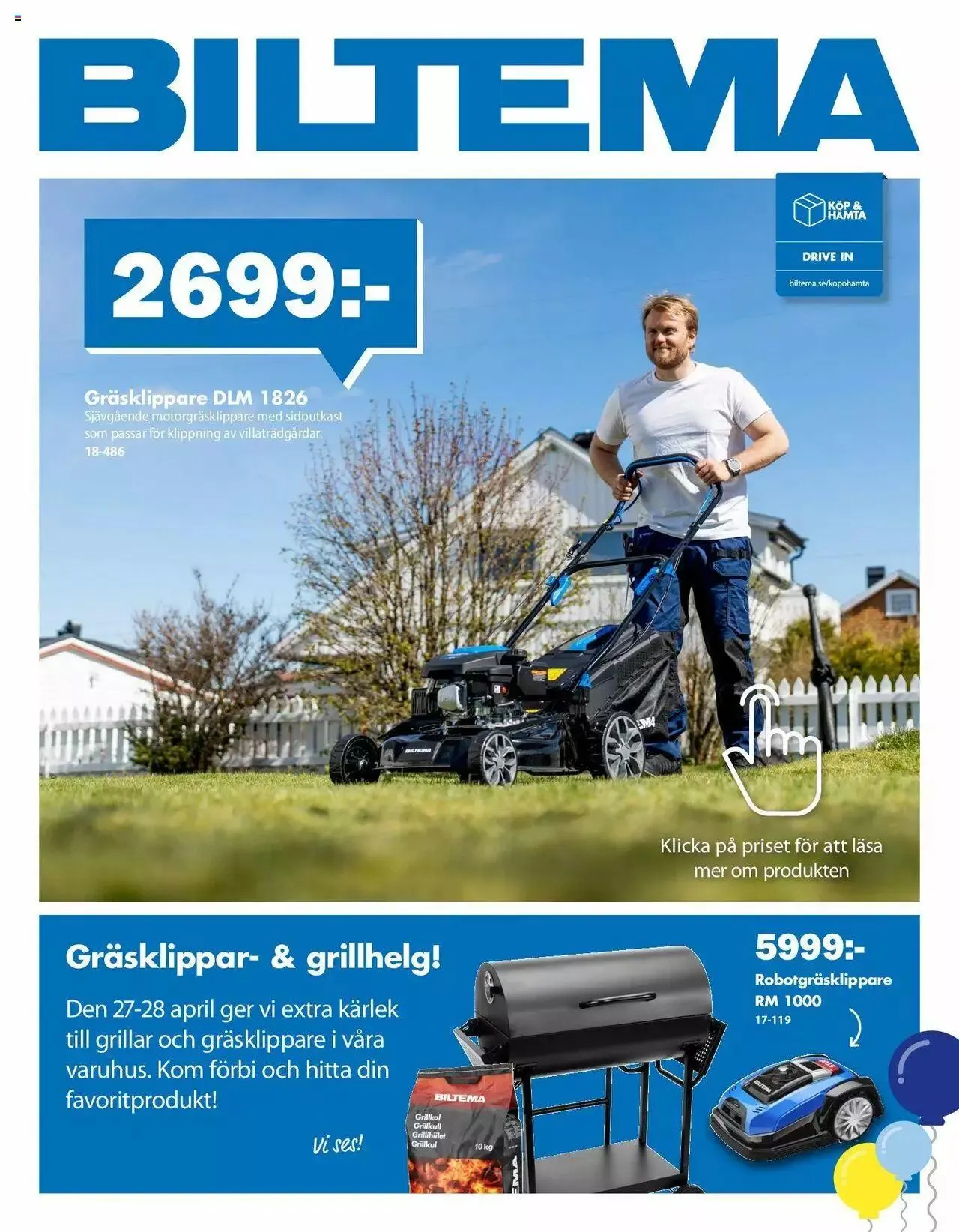 Biltema - erbjudanden från 25 april till 31 december 2024 - Reklamblad sidor 1