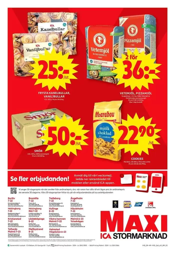 Upptäck attraktiva erbjudanden från 30 september till 6 oktober 2024 - Reklamblad sidor 18