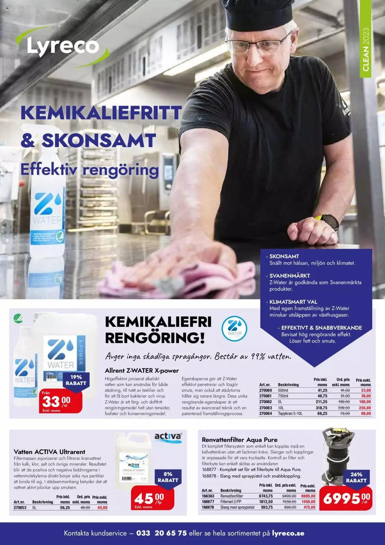 Cleanblad giltigt tom 14/4 från 17 april till 31 december 2023 - Reklamblad sidor 1