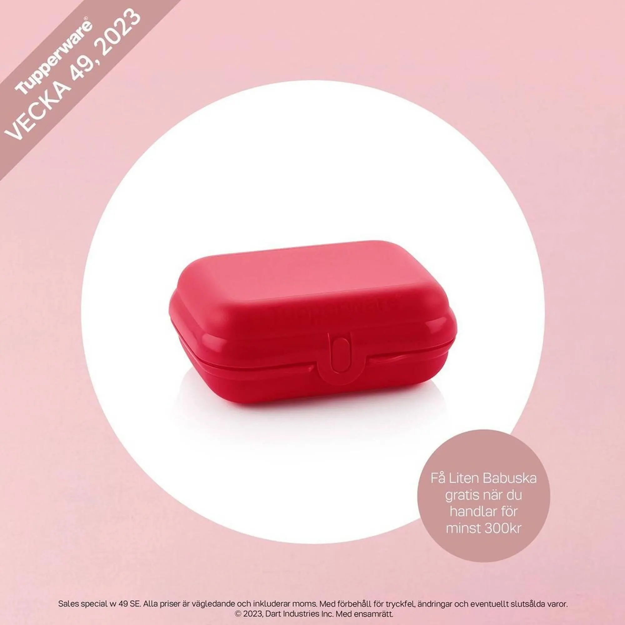 Tupperware reklamblad från 5 december till 31 december 2023 - Reklamblad sidor 1