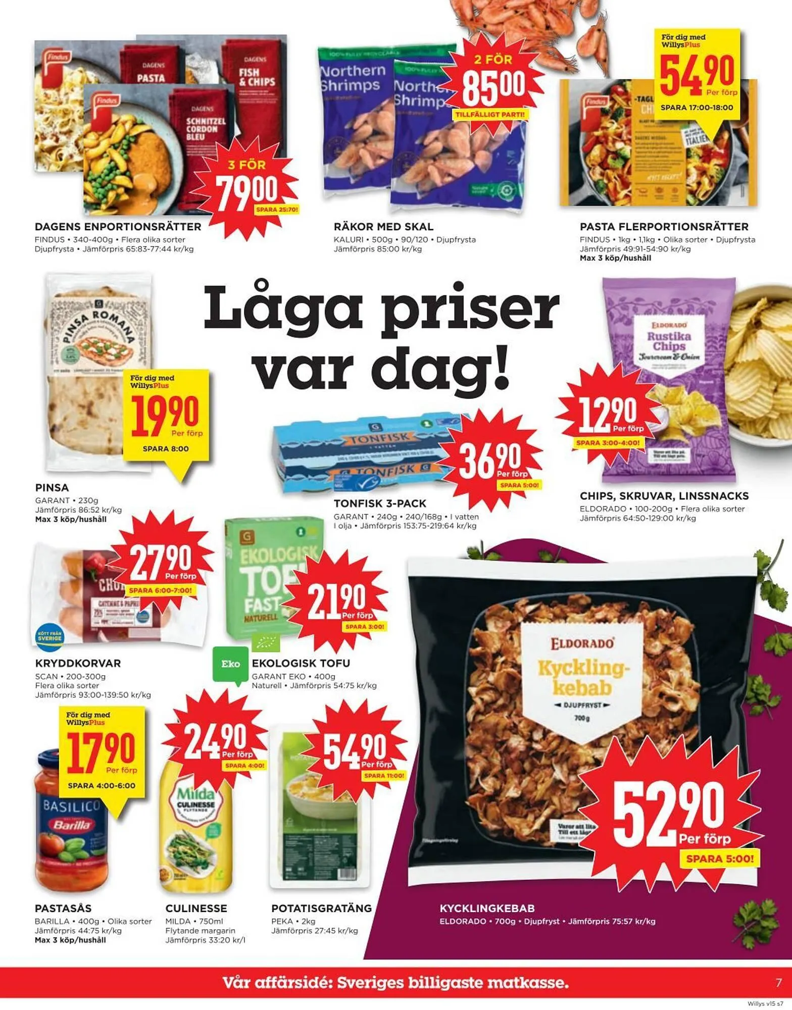Willys reklamblad från 7 april till 14 april 2025 - Reklamblad sidor 7