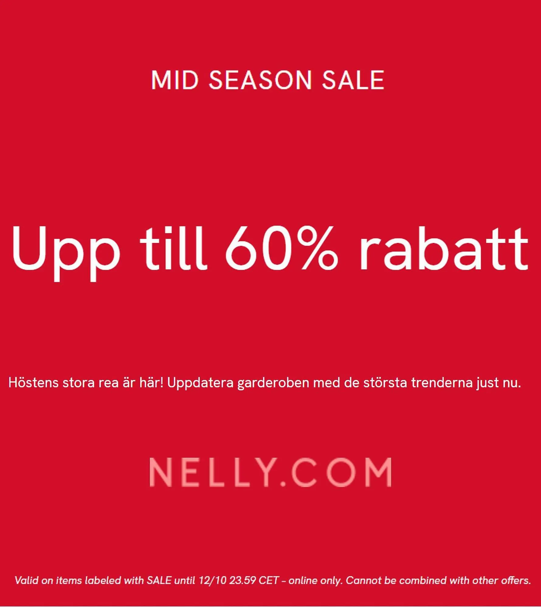 Nelly reklamblad från 2 oktober till 12 oktober 2023 - Reklamblad sidor 1
