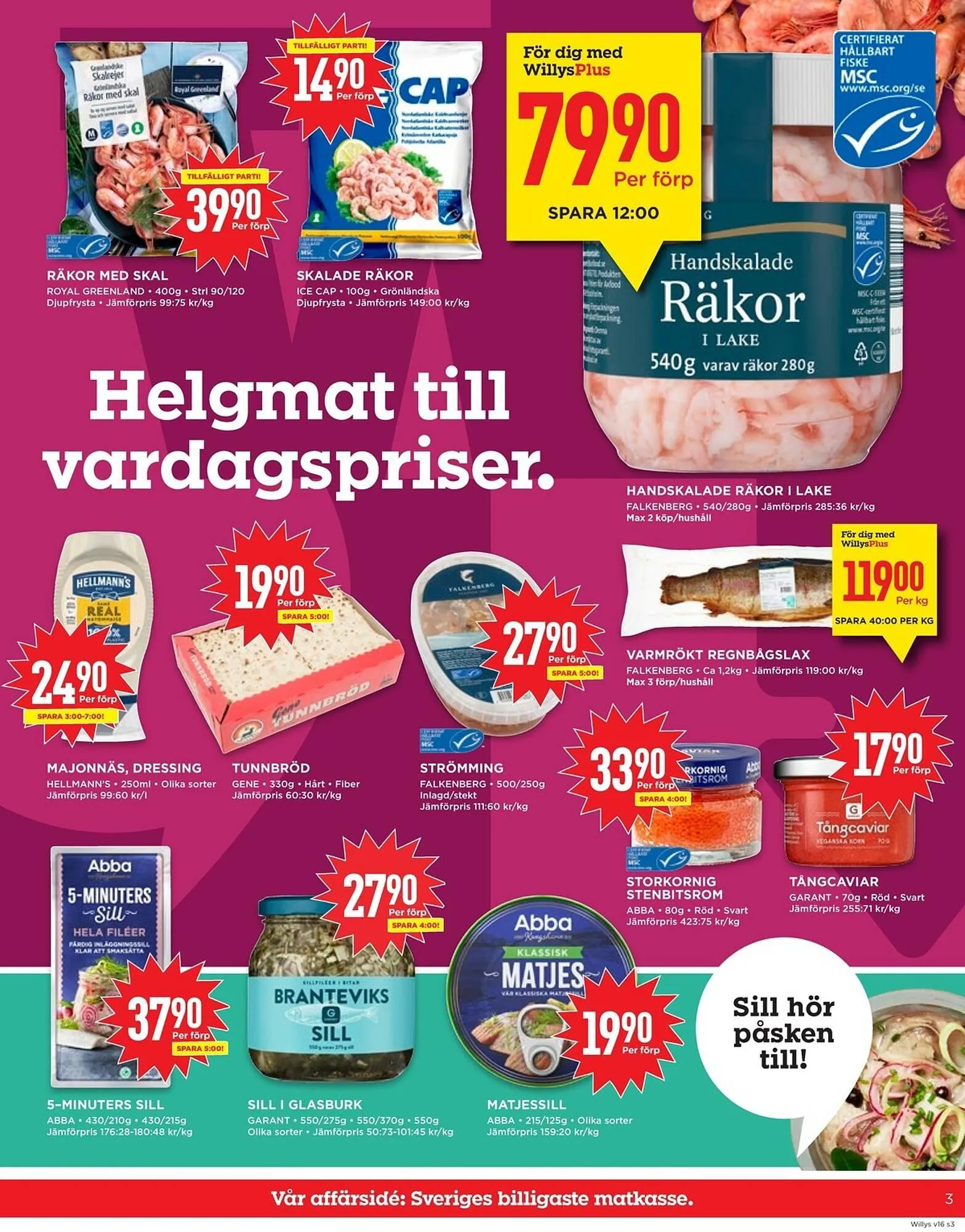 Willys reklamblad från 14 april till 20 april 2025 - Reklamblad sidor 3
