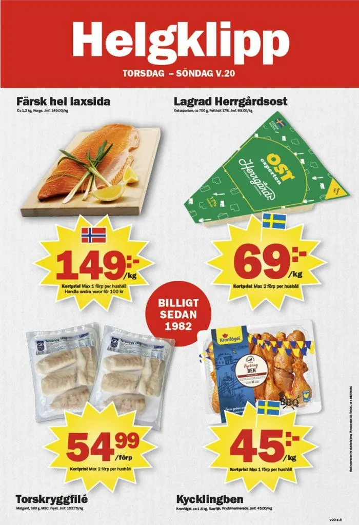 Pekås Veckans kampanjblad från 13 maj till 27 maj 2024 - Reklamblad sidor 8