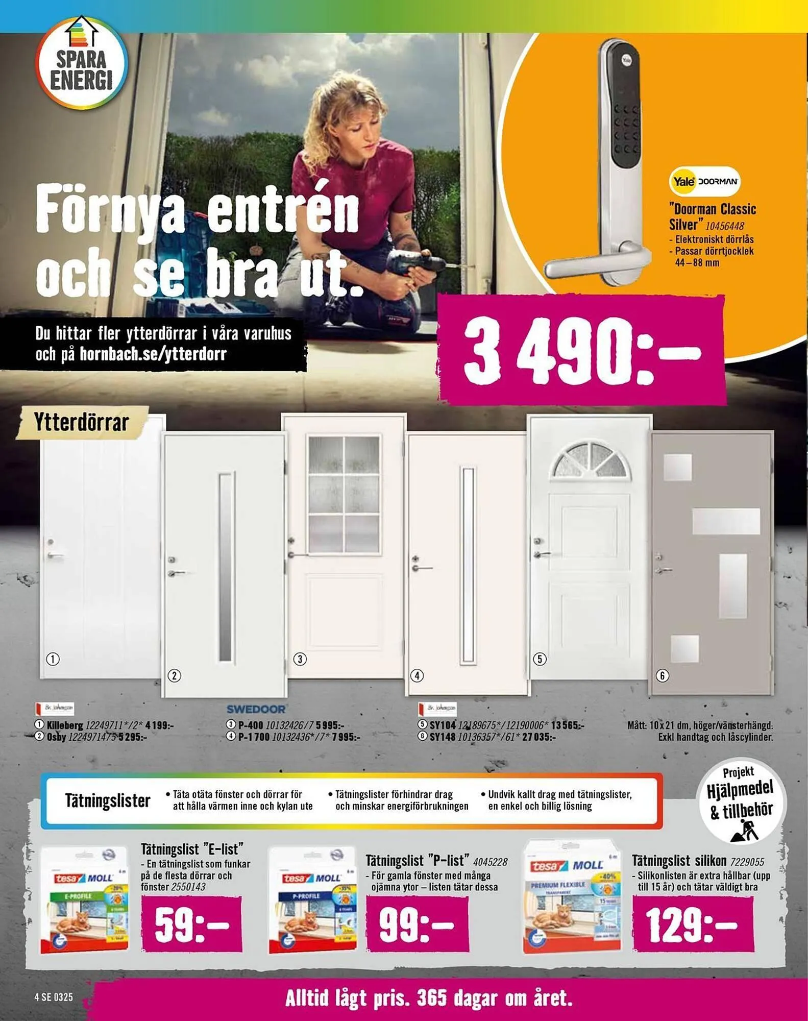 Hornbach reklamblad från 11 mars till 31 mars 2025 - Reklamblad sidor 4