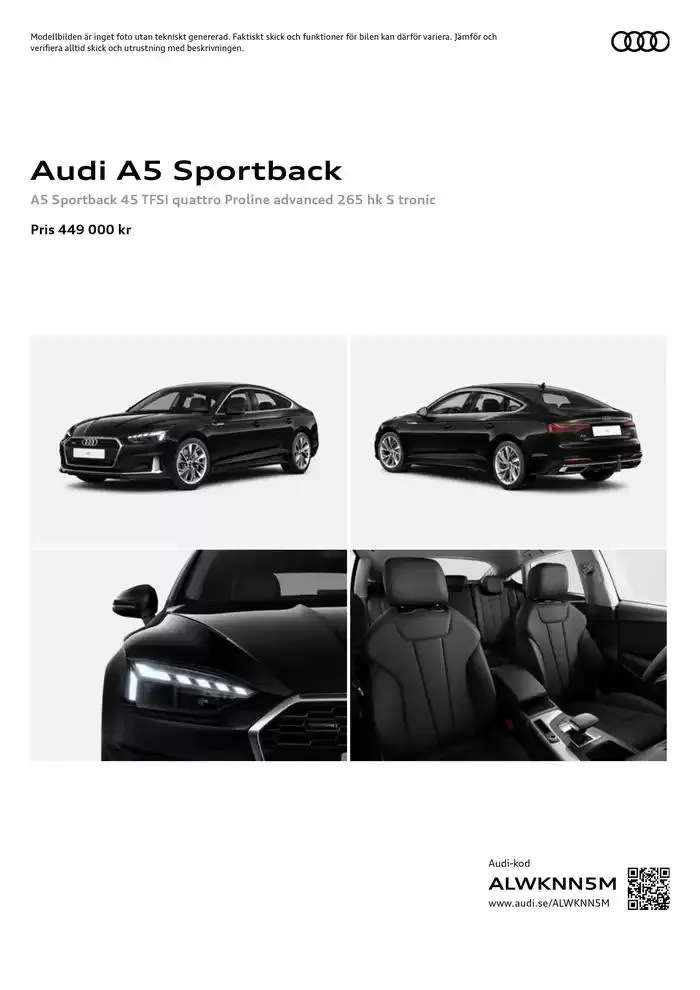Audi A5 Sportback - 1