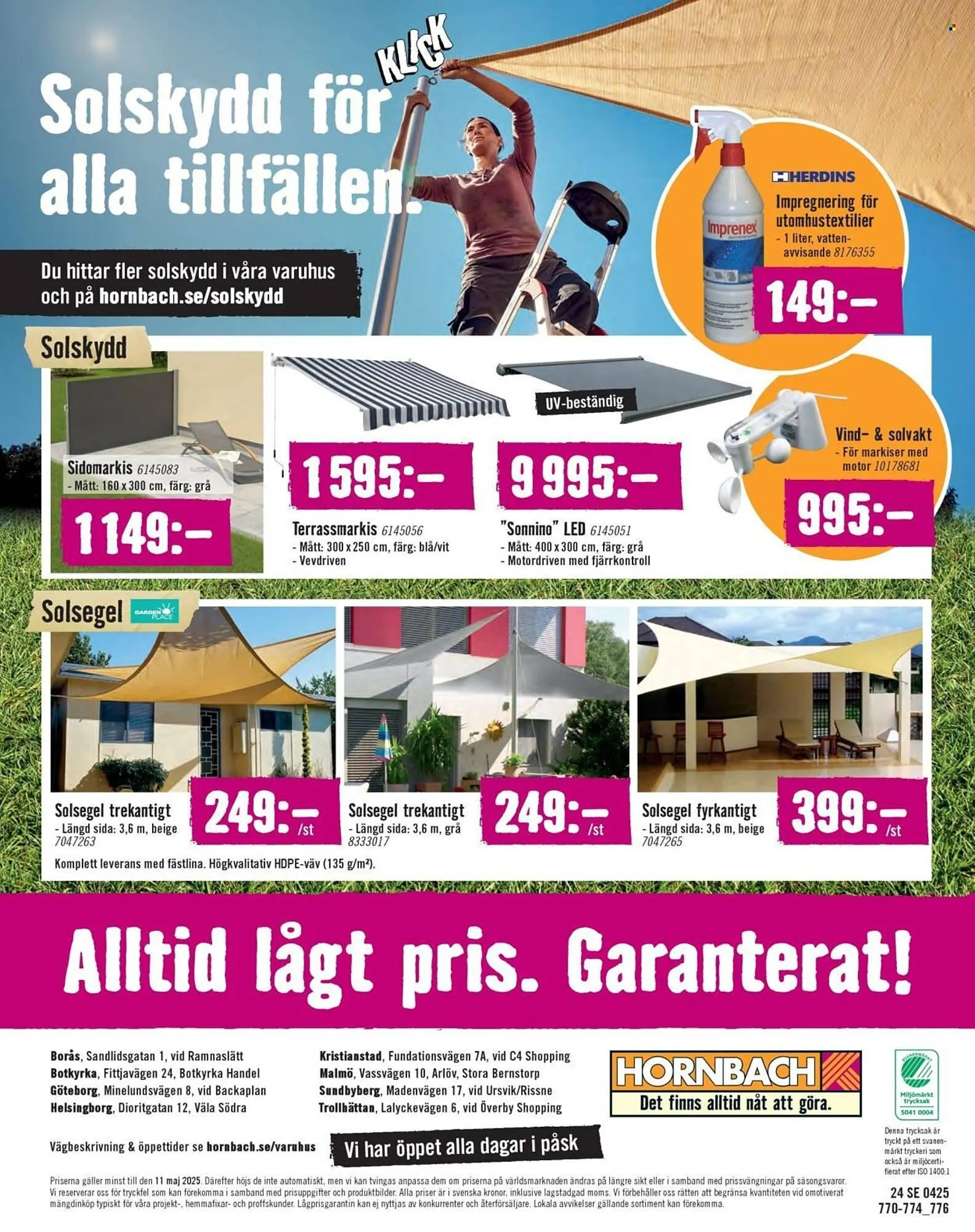 Hornbach reklamblad från 13 april till 11 maj 2025 - Reklamblad sidor 24