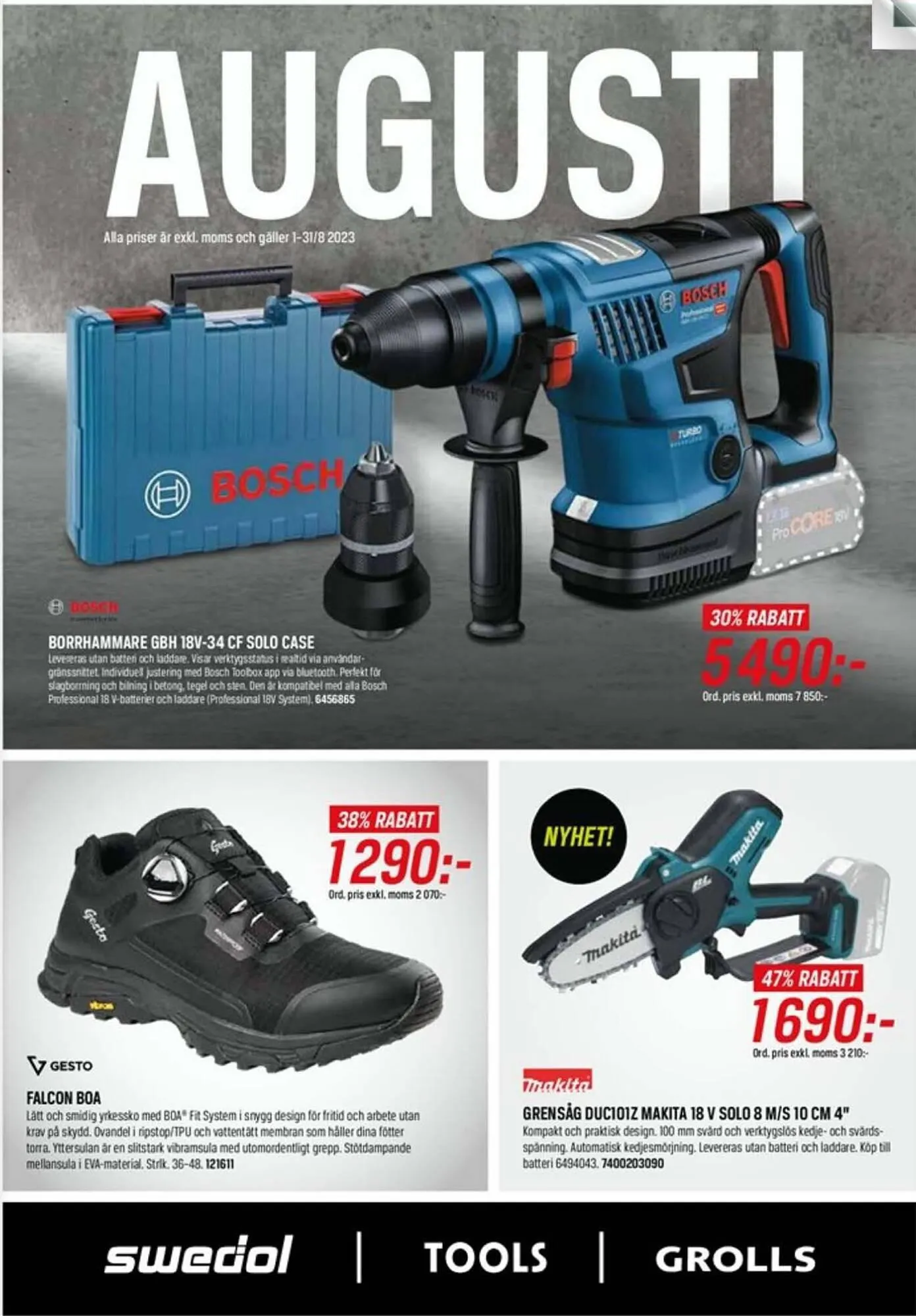 Swedol reklamblad - 1