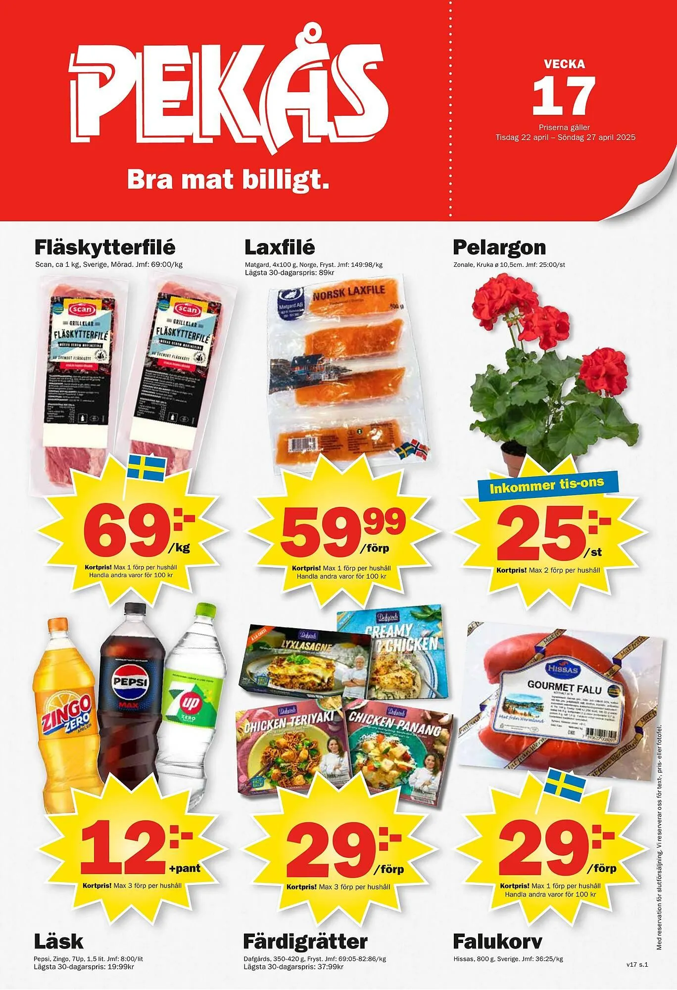 Pekås reklamblad - 1