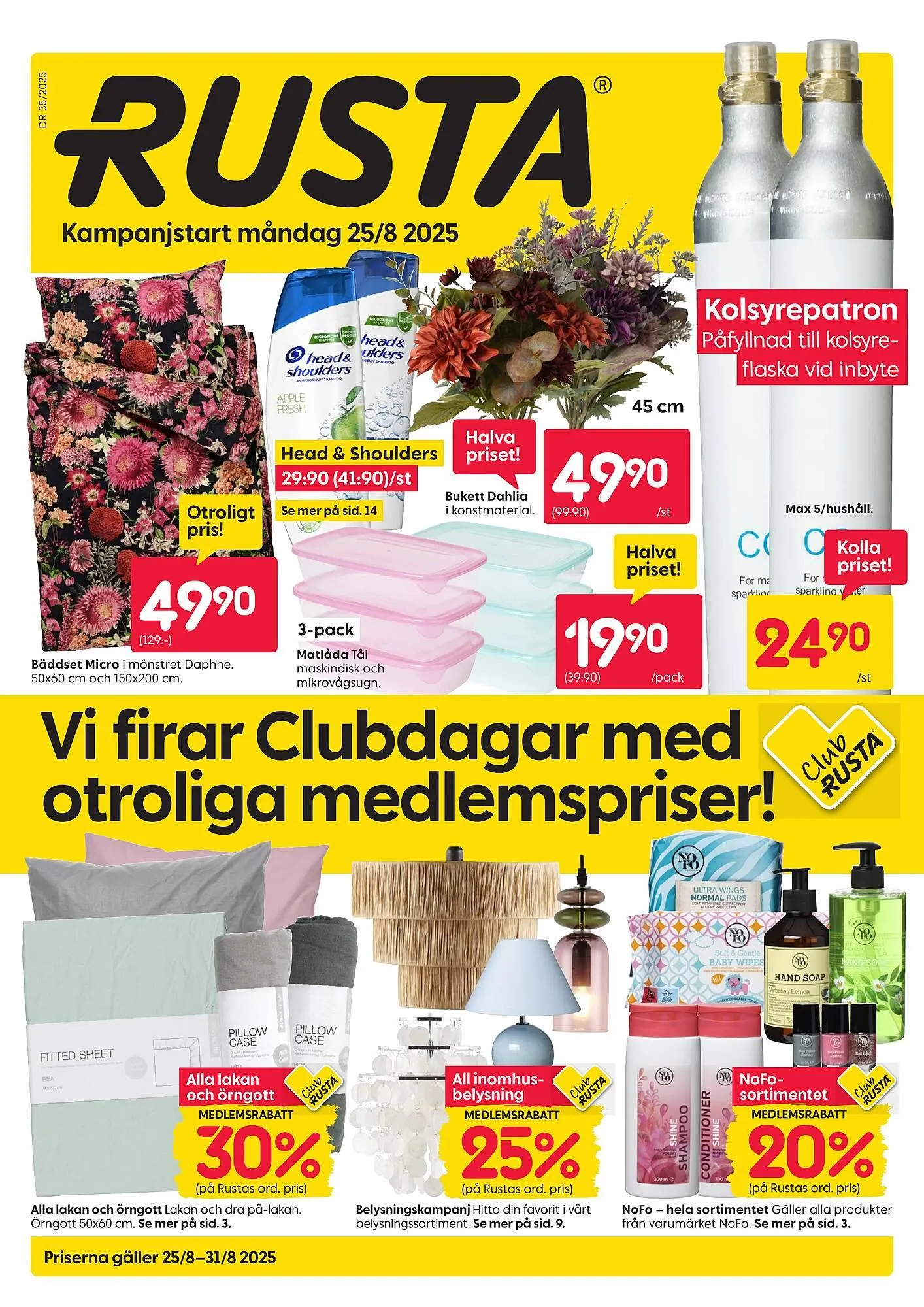 Rusta reklamblad - 1