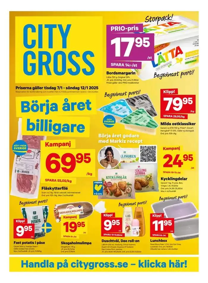 Fantastiskt erbjudande för alla kunder från 6 januari till 12 januari 2025 - Reklamblad sidor 1