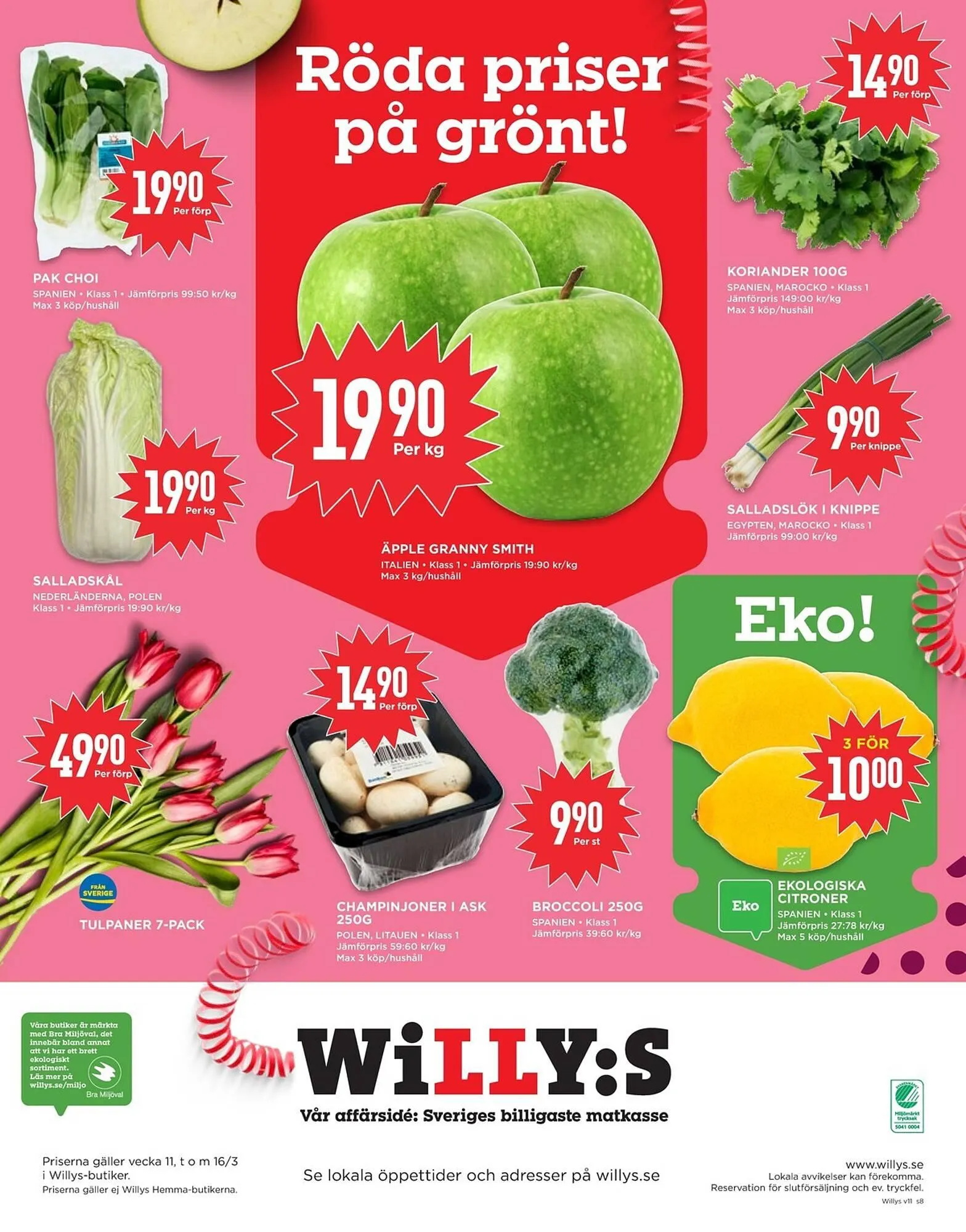 Willys reklamblad från 10 mars till 16 mars 2025 - Reklamblad sidor 8