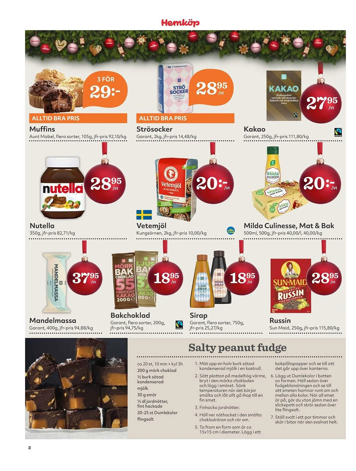 Hemköp reklamblad från 20 november till 26 november 2023 - Reklamblad sidor 2